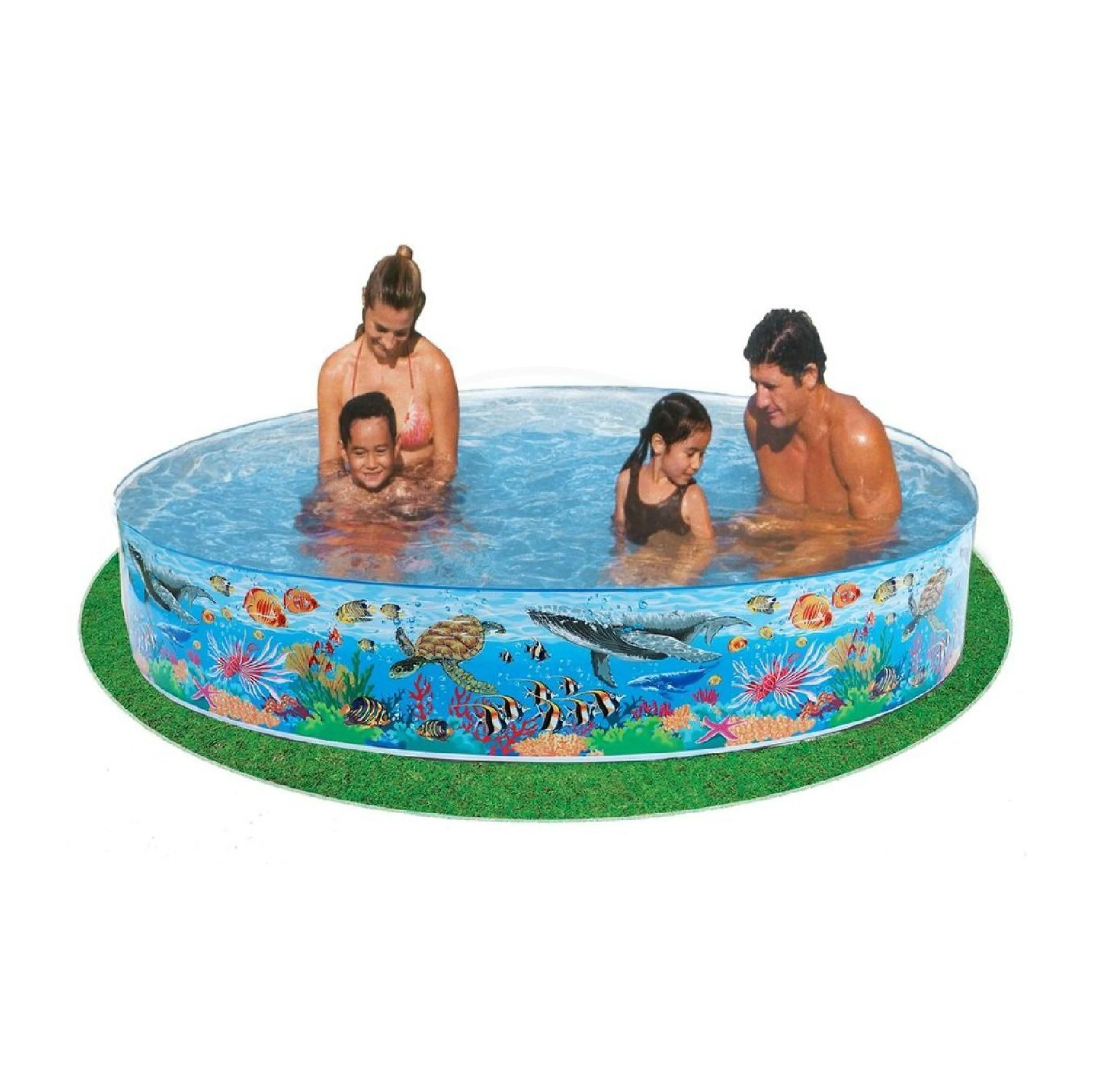 Intex 8 Ft Inflatable Kiddie Pool - Enjoyable Outdoor Fun for Kids