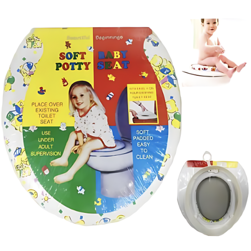 Baby Potty Training Seat Cover – Ergonomic, Anti-Slip, and Foldable with Soft Cushion