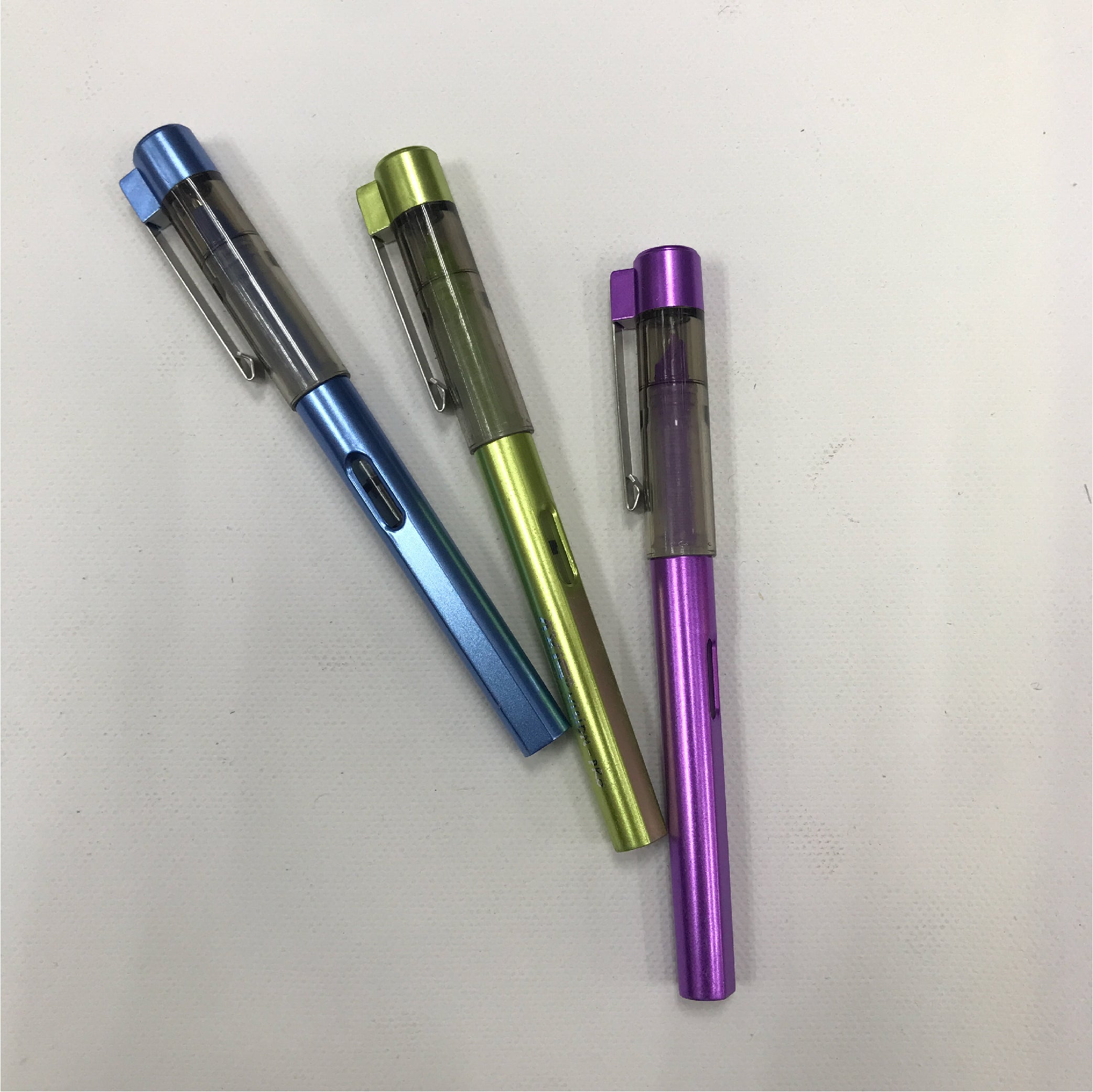 Axis Vision Fountain Pens - 10 Pack, Smooth Writing with Dual Ink System (0.7mm)