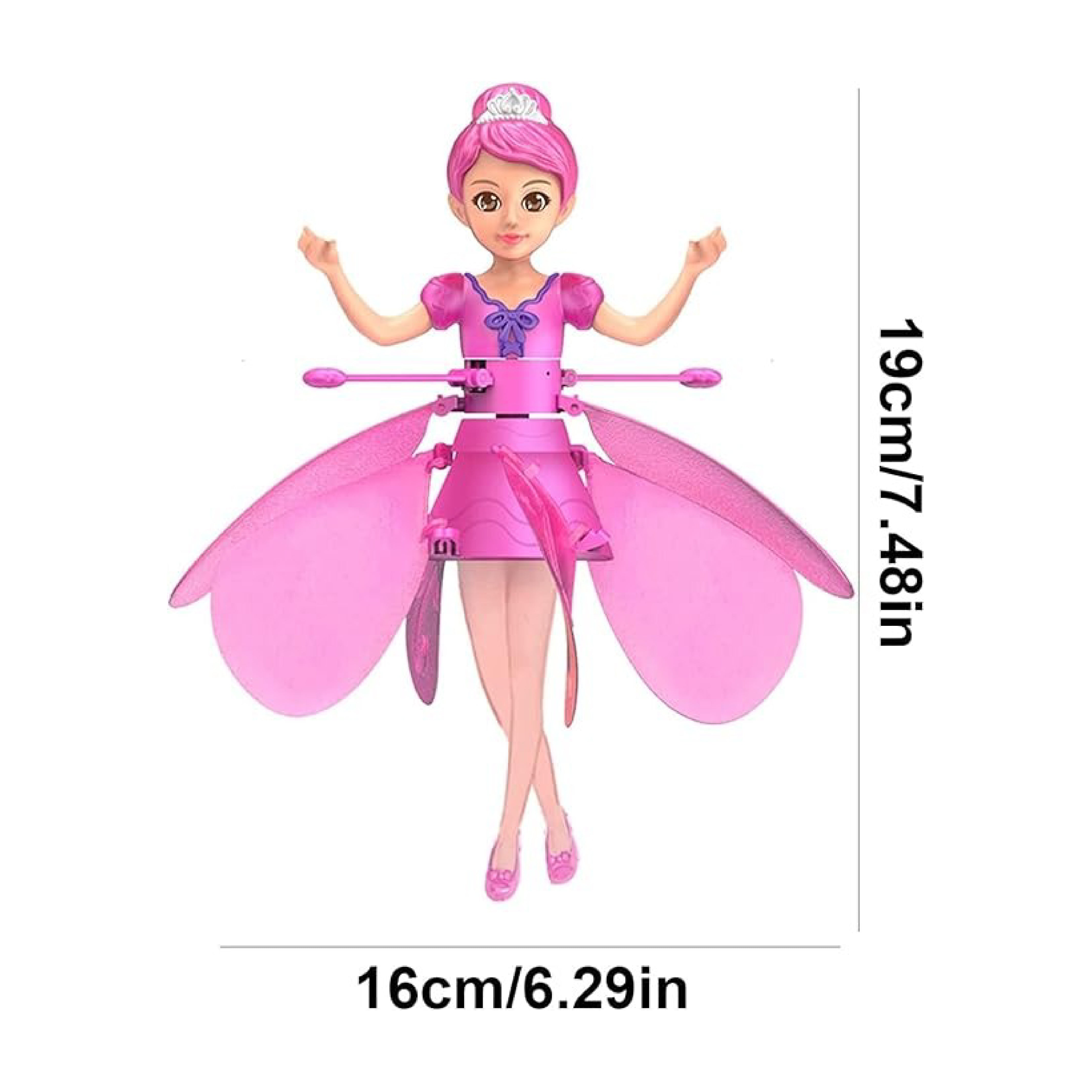 Flying Fairy Doll with Magical Wings - Infrared Induction Control Toy for Kids