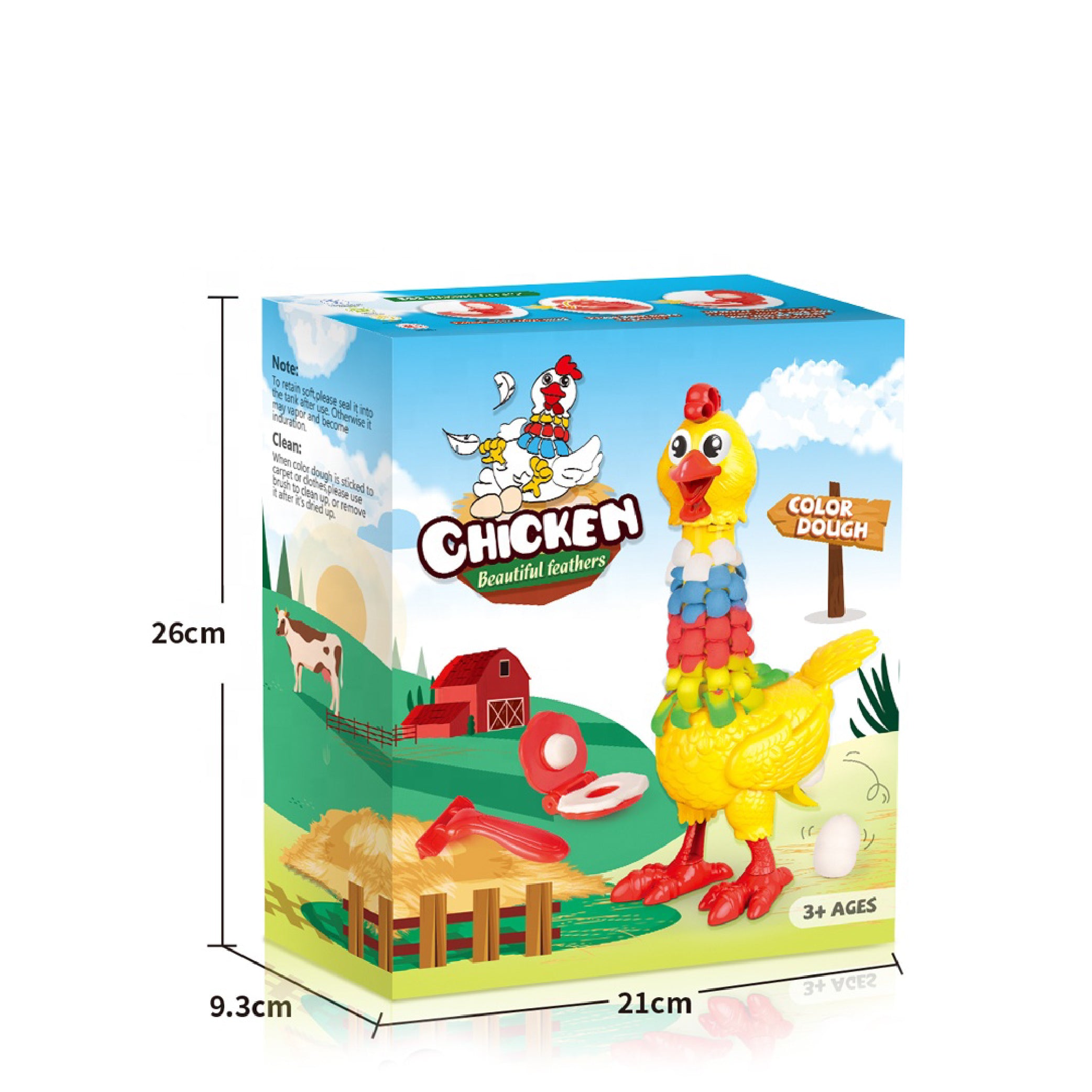 Play Dough Chicken Feathering Kit for Kids