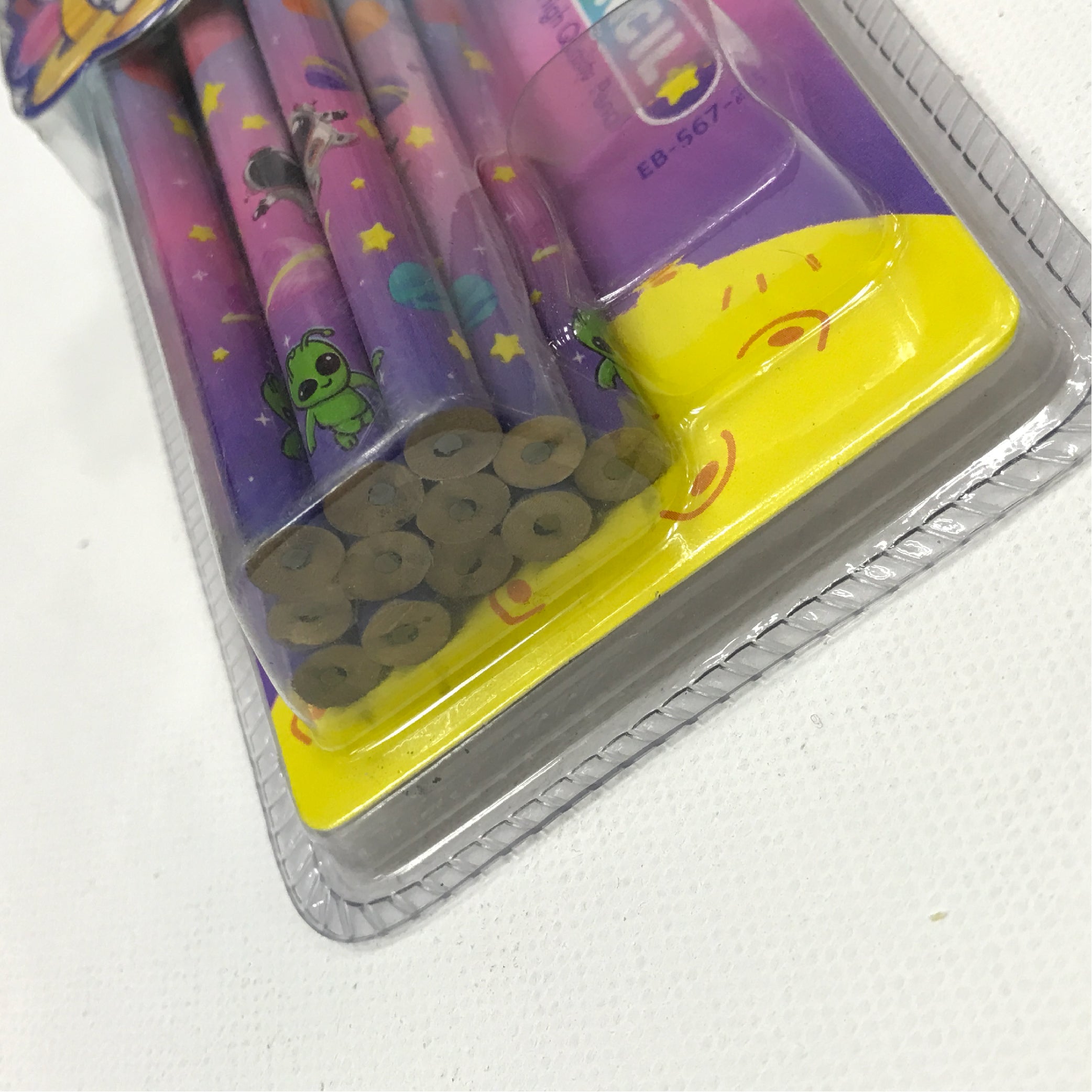 Space-Themed Colored Pencils - 12 Pack, Non-Toxic and Vibrant Design for Kids