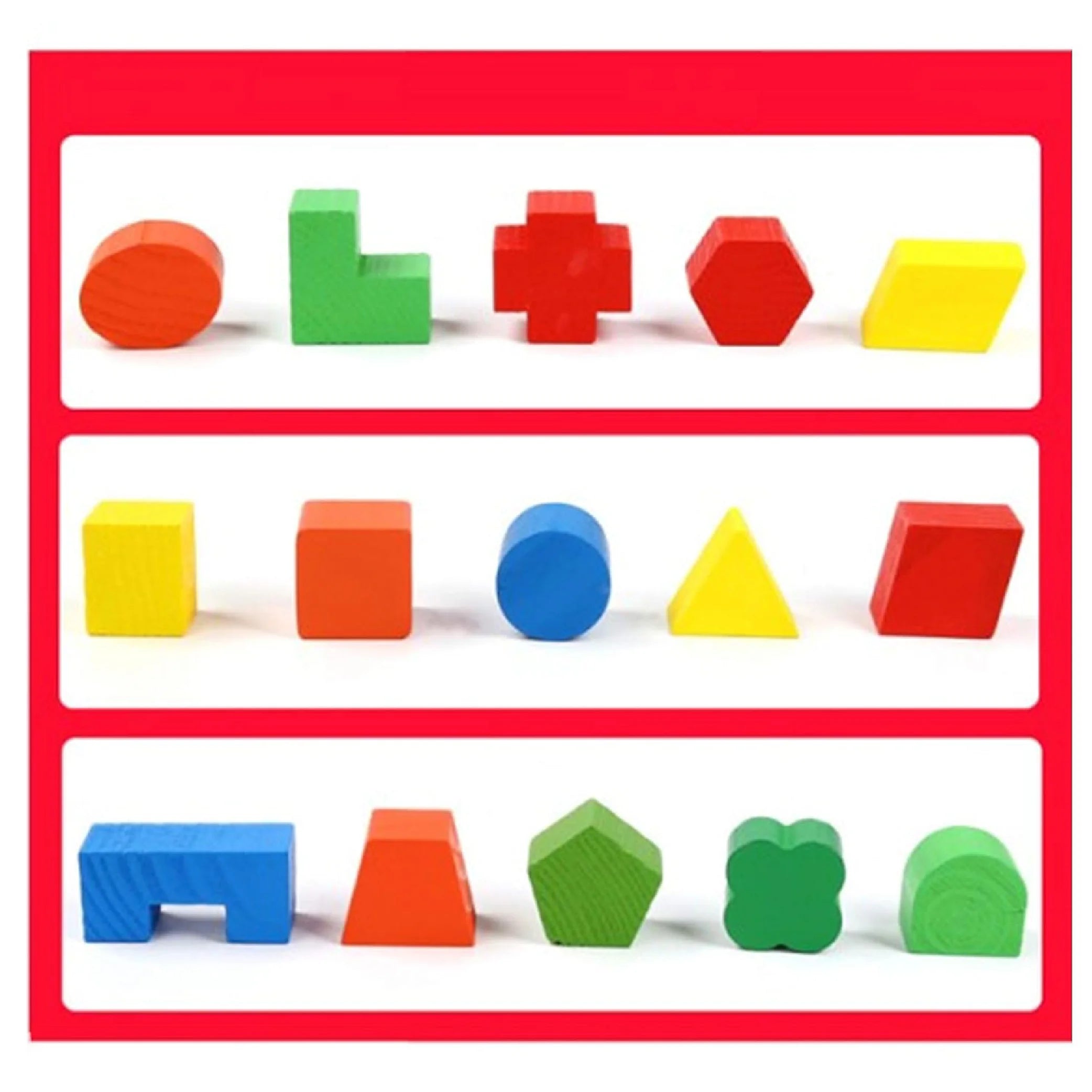 Fifteen Hole Shape Intelligence Box - Fun & Educational Development Tool!