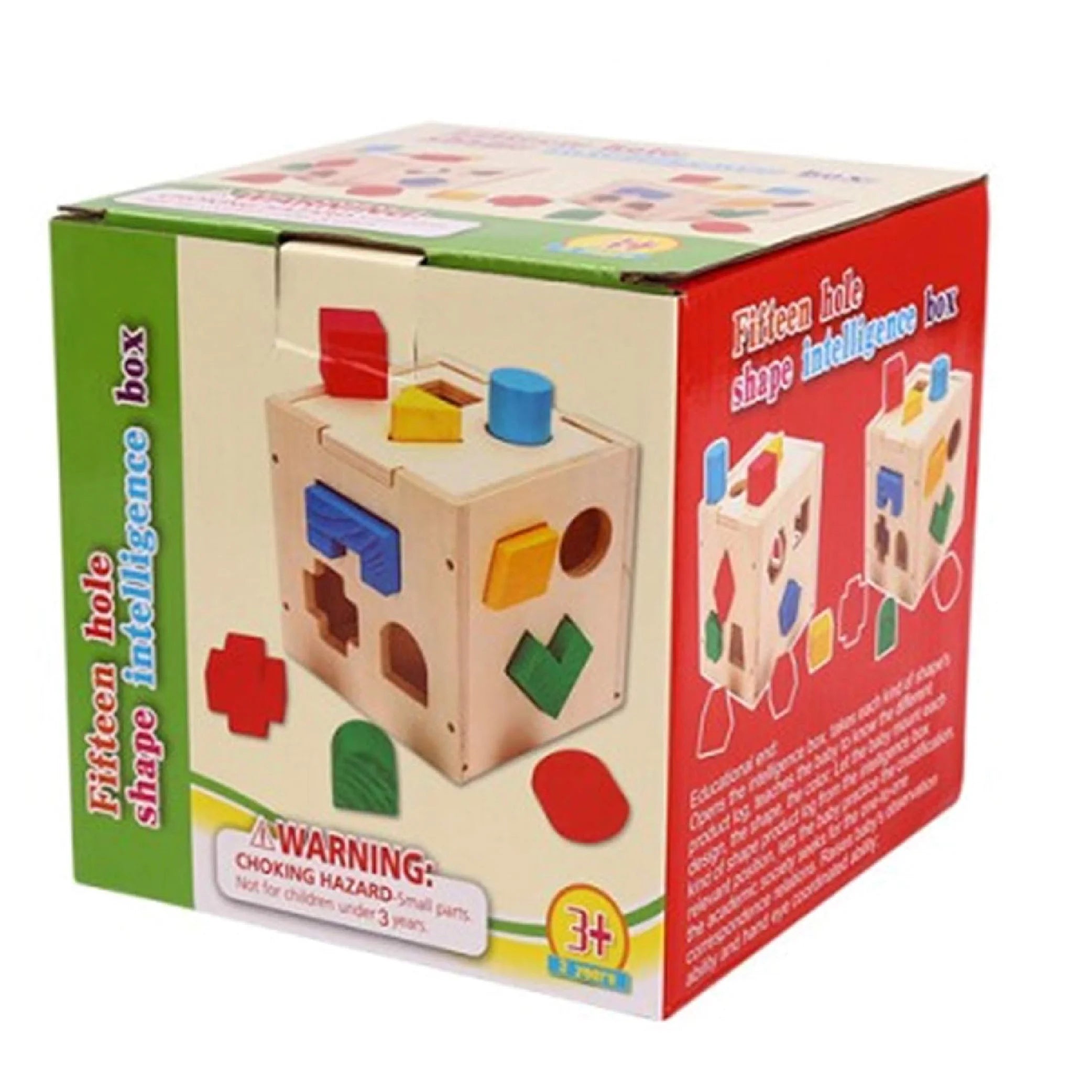 Fifteen Hole Shape Intelligence Box - Fun & Educational Development Tool!