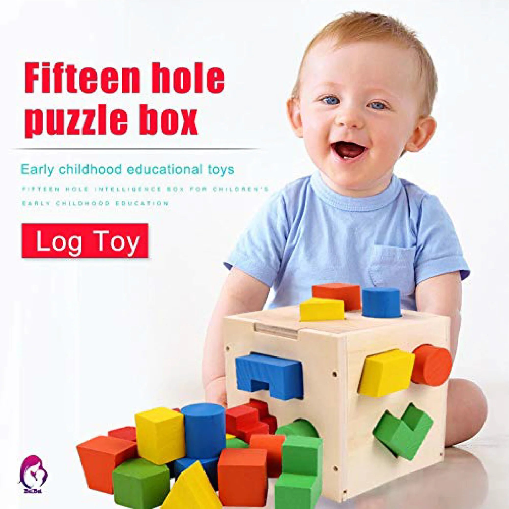 Fifteen Hole Shape Intelligence Box - Fun & Educational Development Tool!