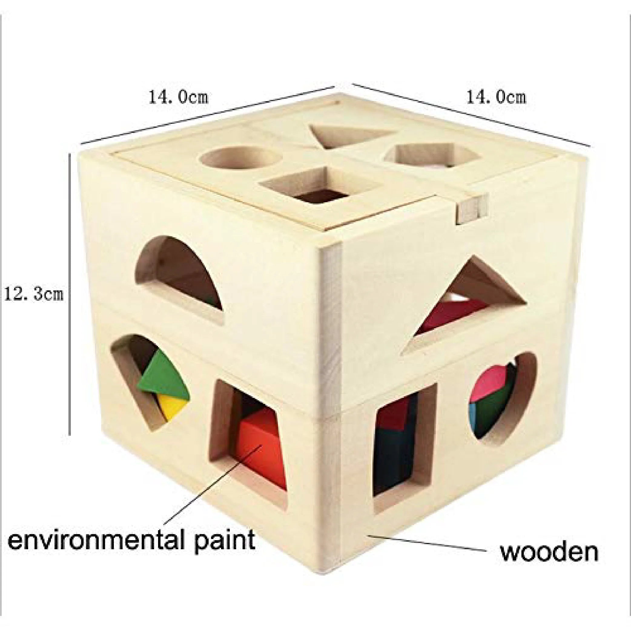 Fifteen Hole Shape Intelligence Box - Fun & Educational Development Tool!