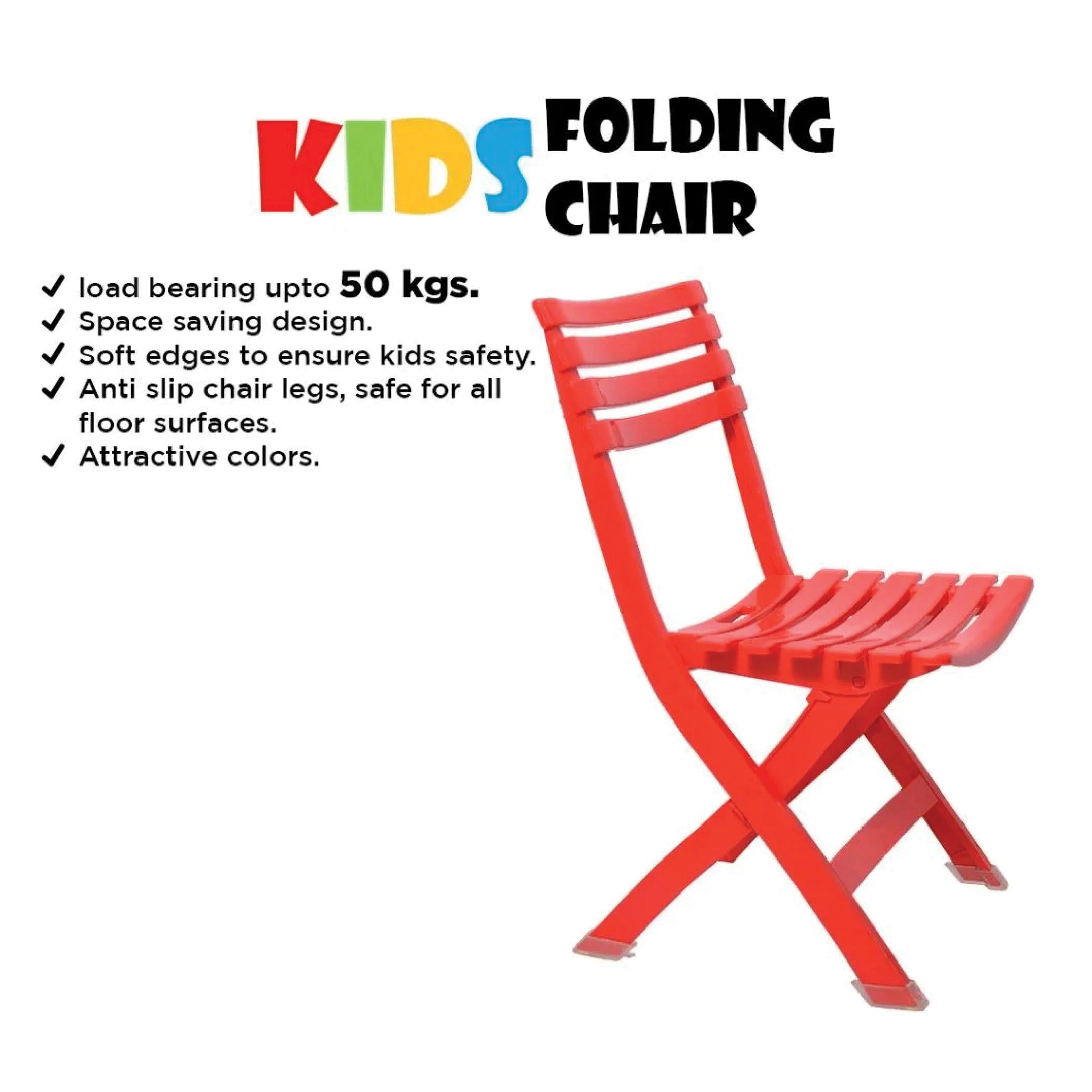 Foldable Kids Chair - Safe and Durable Space-Saving Design
