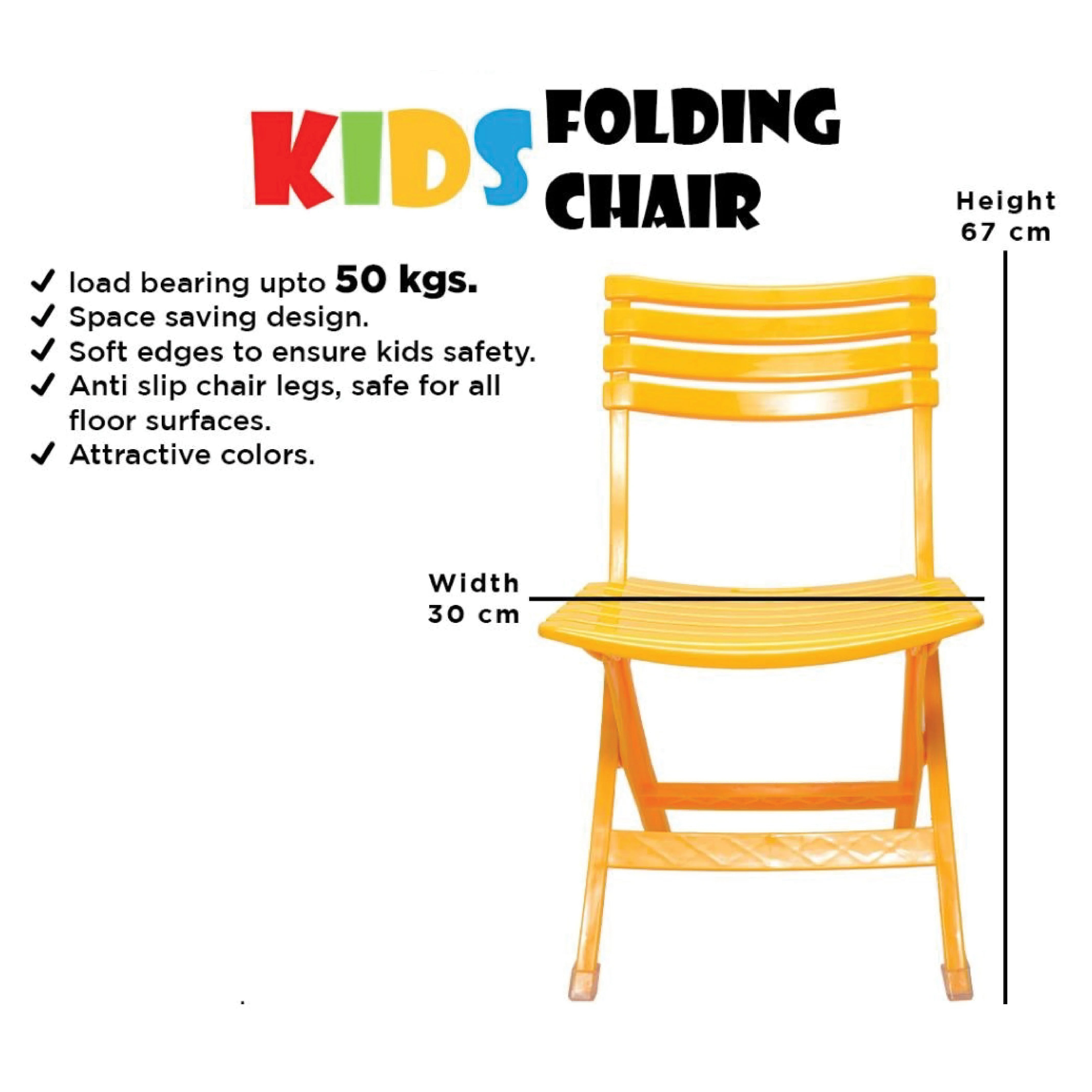 Foldable Kids Chair - Safe and Durable Space-Saving Design