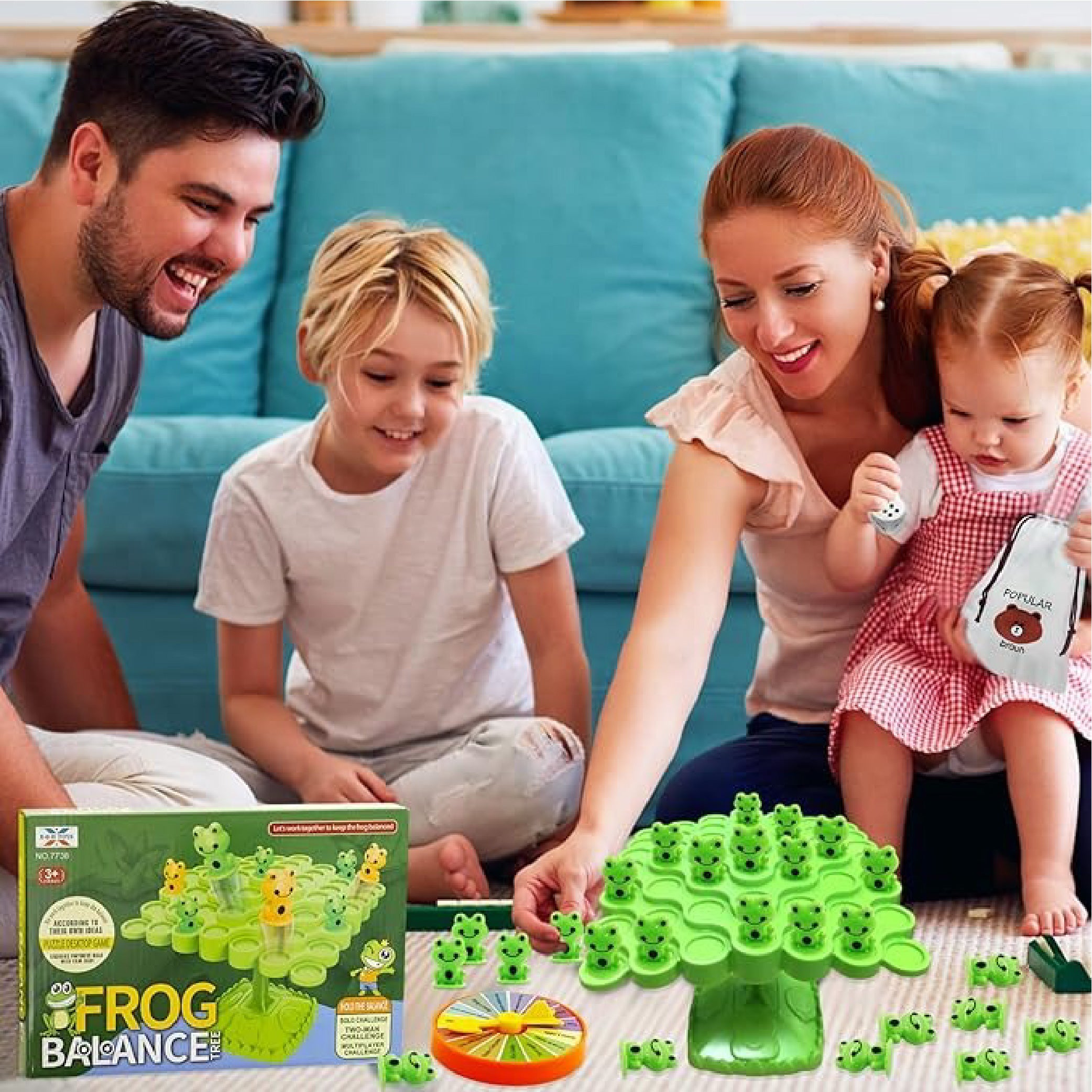 Frog Balance Tree Game – Fun Stacking and Balancing Toy for Kids