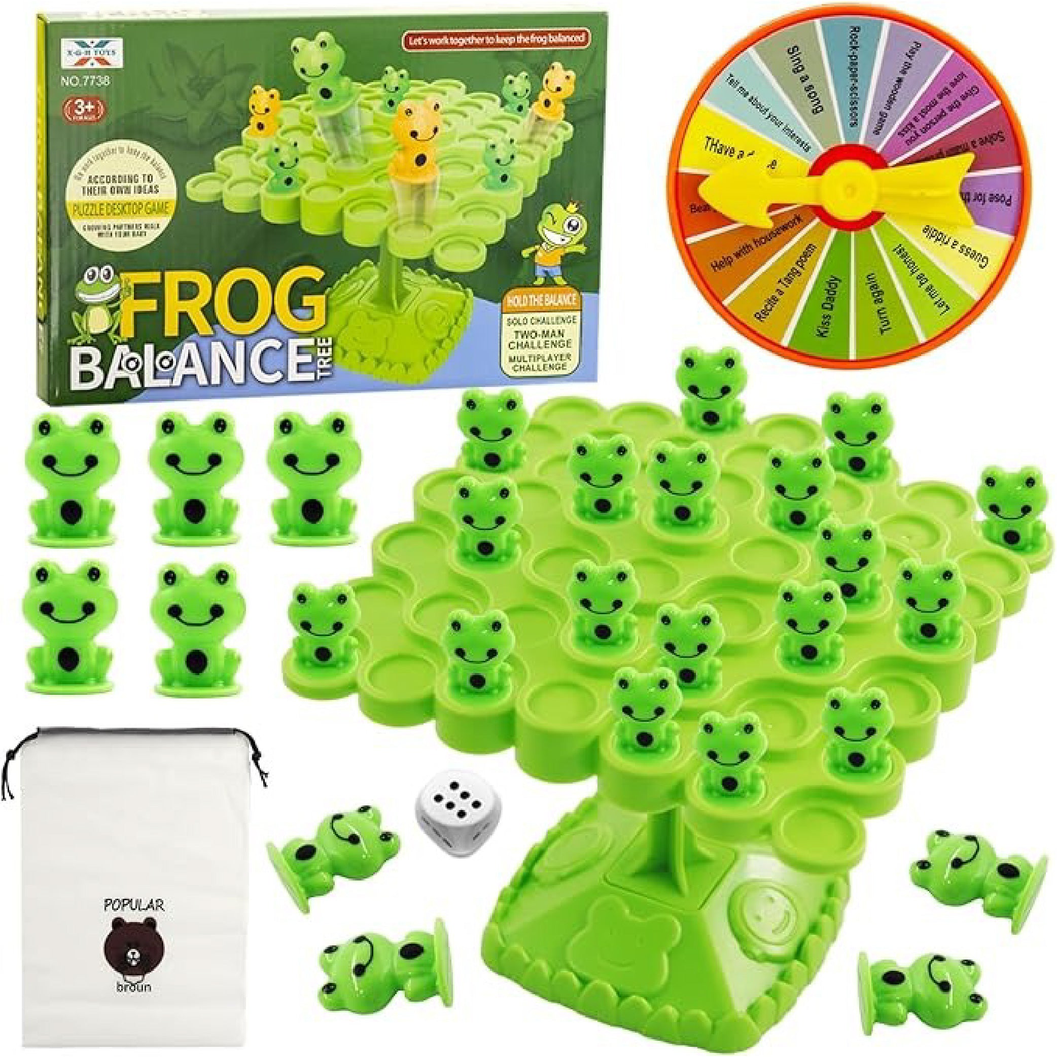 Frog Balance Tree Game – Fun Stacking and Balancing Toy for Kids