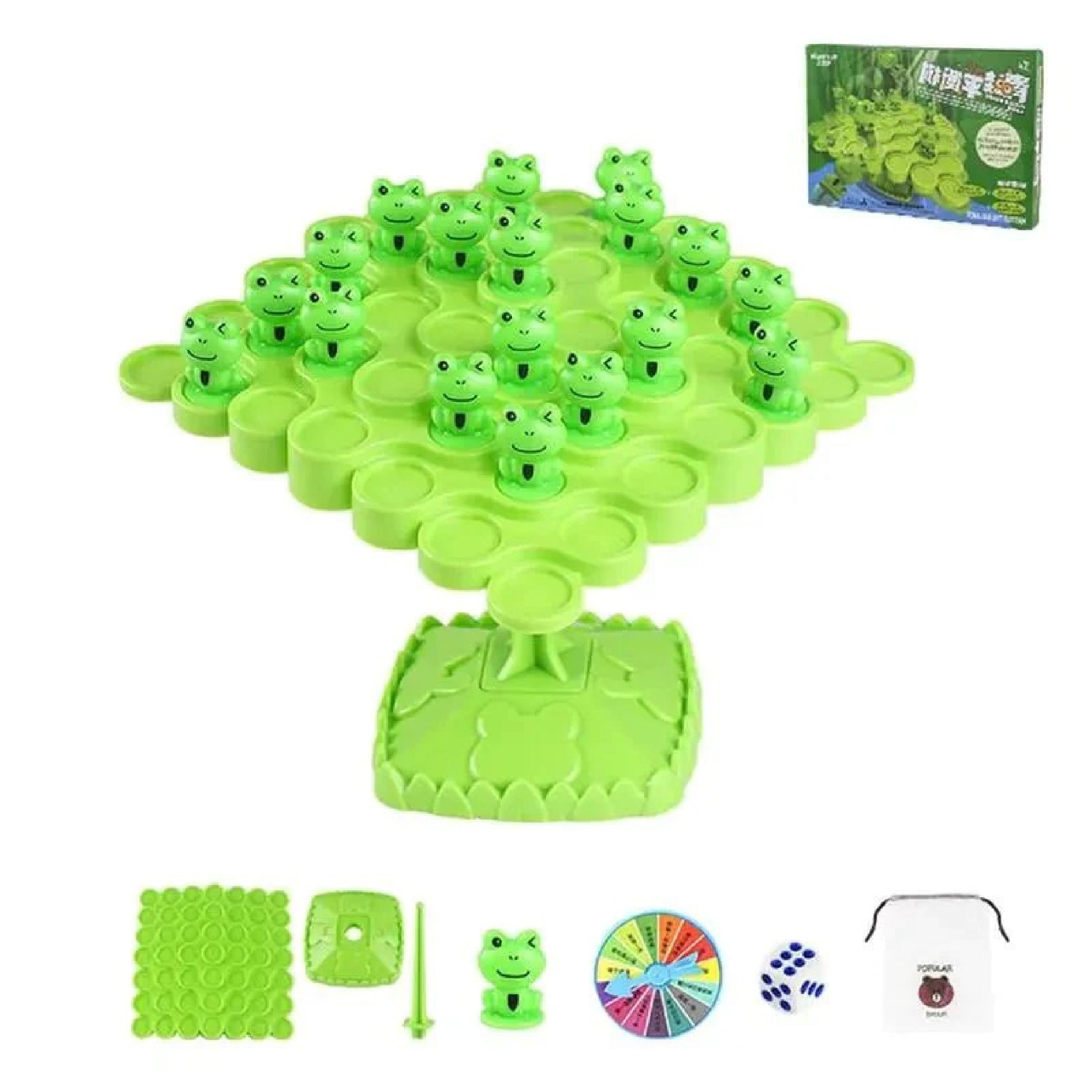 Frog Balance Tree Game – Fun Stacking and Balancing Toy for Kids