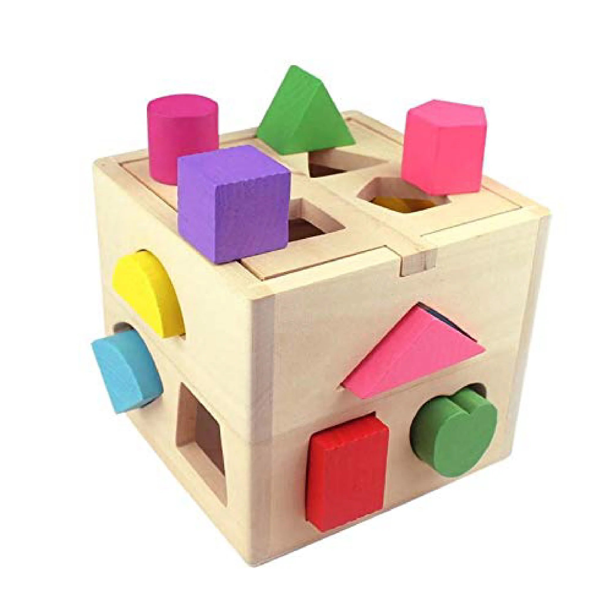 Fifteen Hole Shape Intelligence Box - Fun & Educational Development Tool!