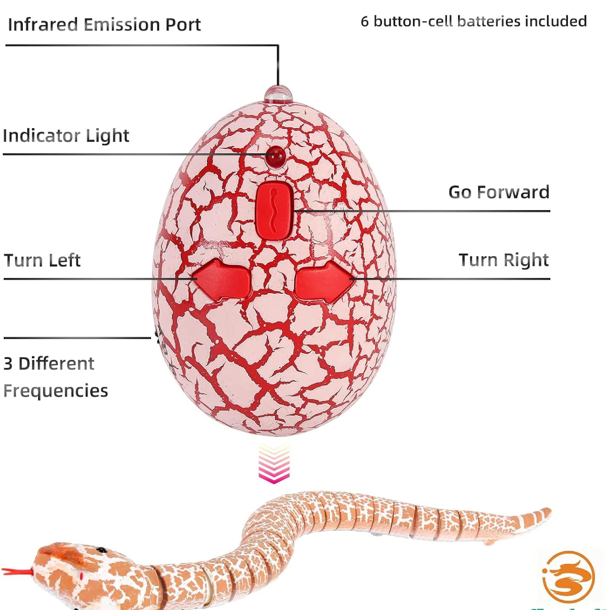 Remote Control Snake Rattlesnake Toy – Fun & Spooky!