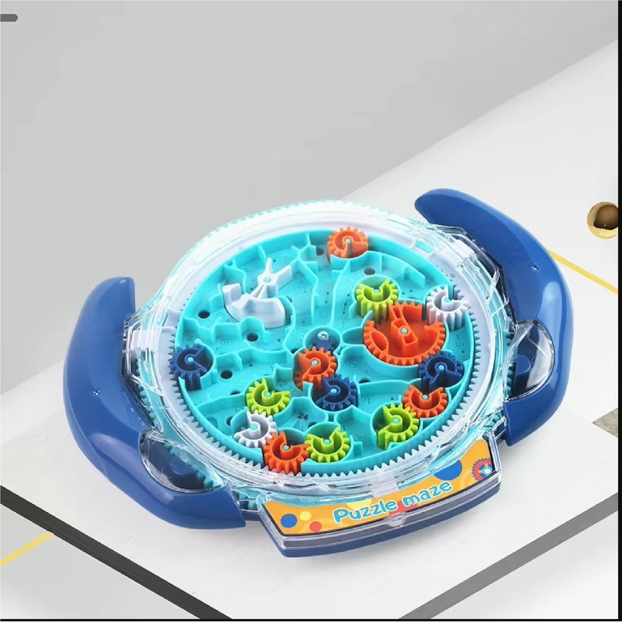 Funny Gear Puzzle Maze Disk Toy For Kids