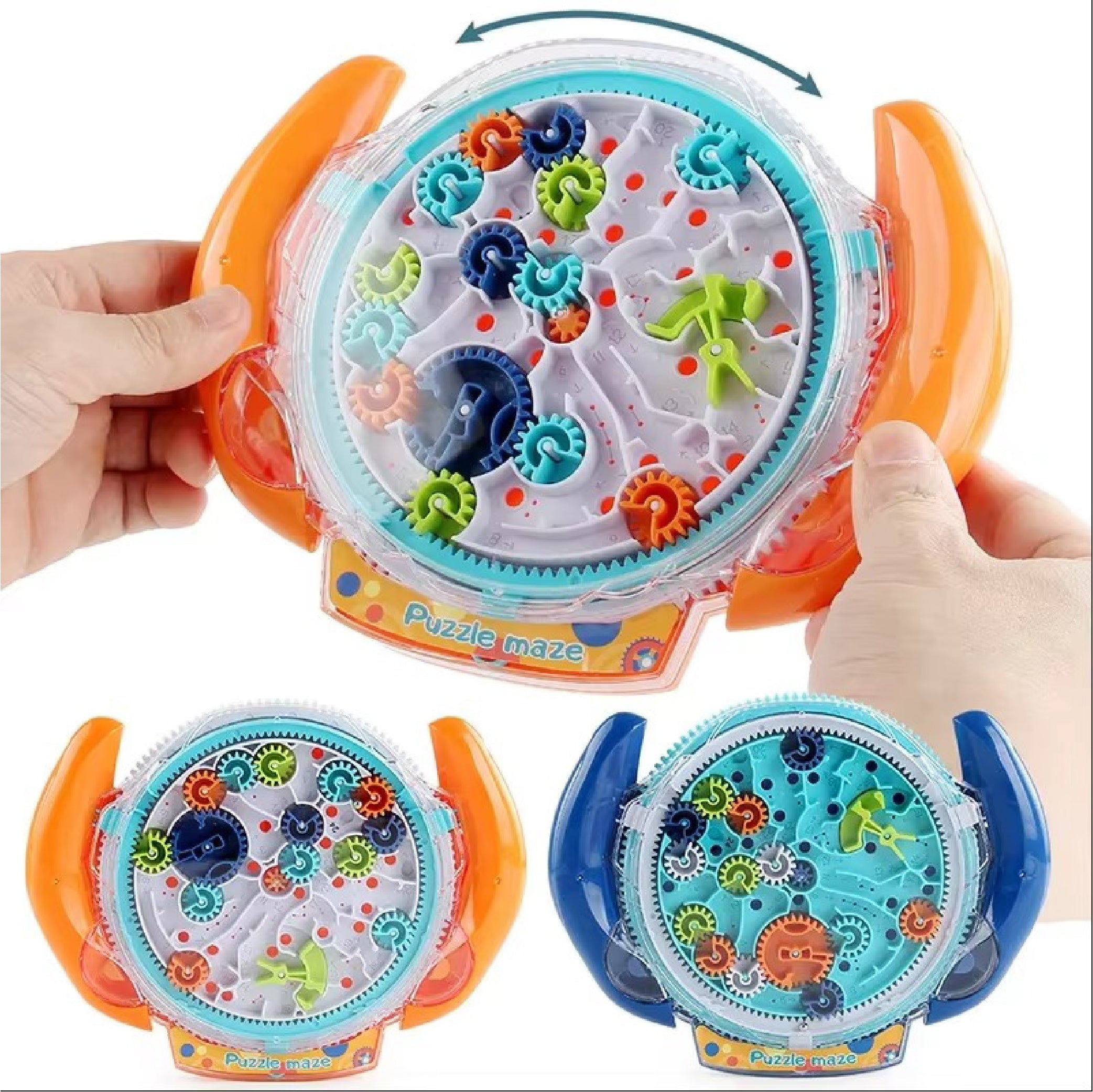 Funny Gear Puzzle Maze Disk Toy For Kids