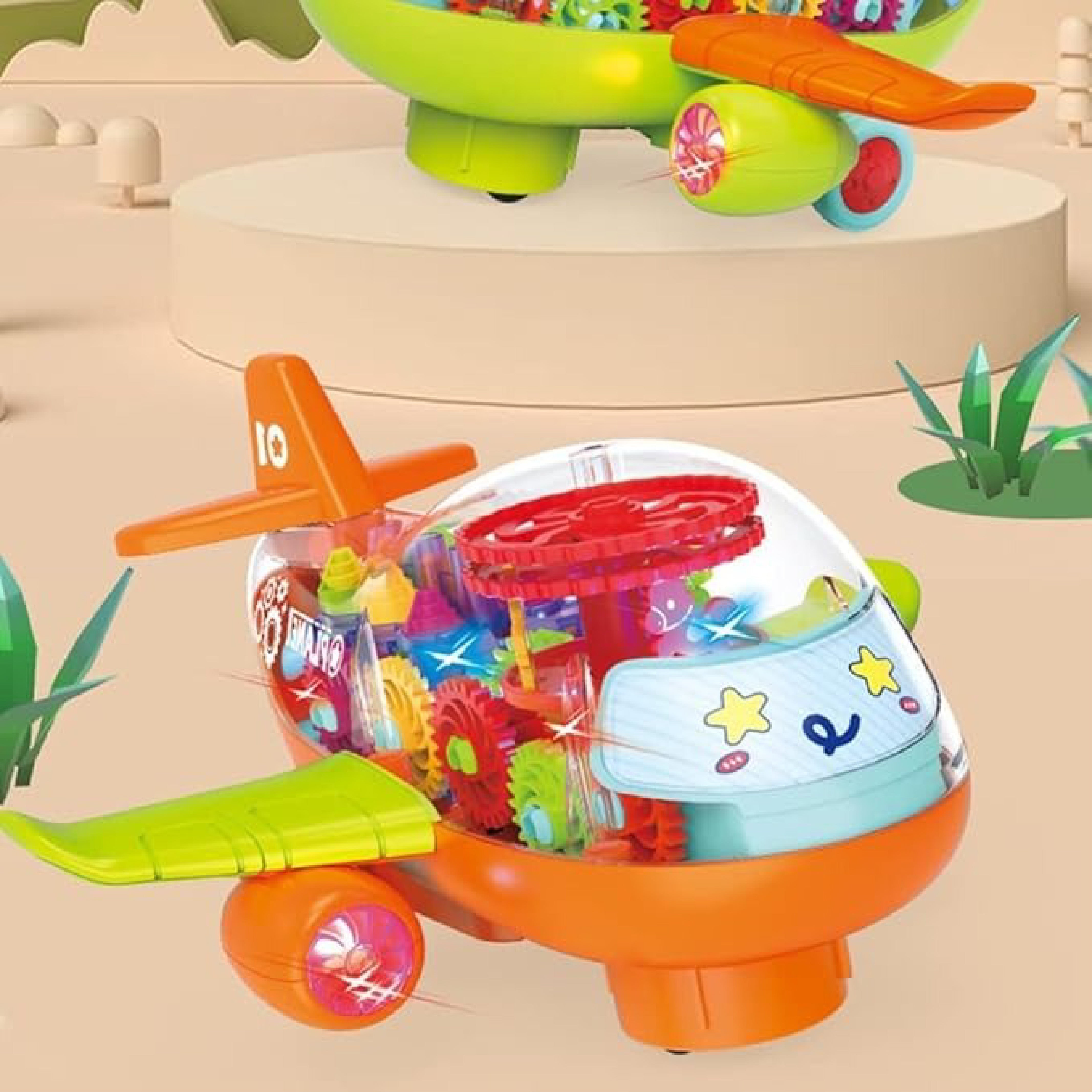 Gear Airplane - Lightweight Electric Toy Planes for Kids