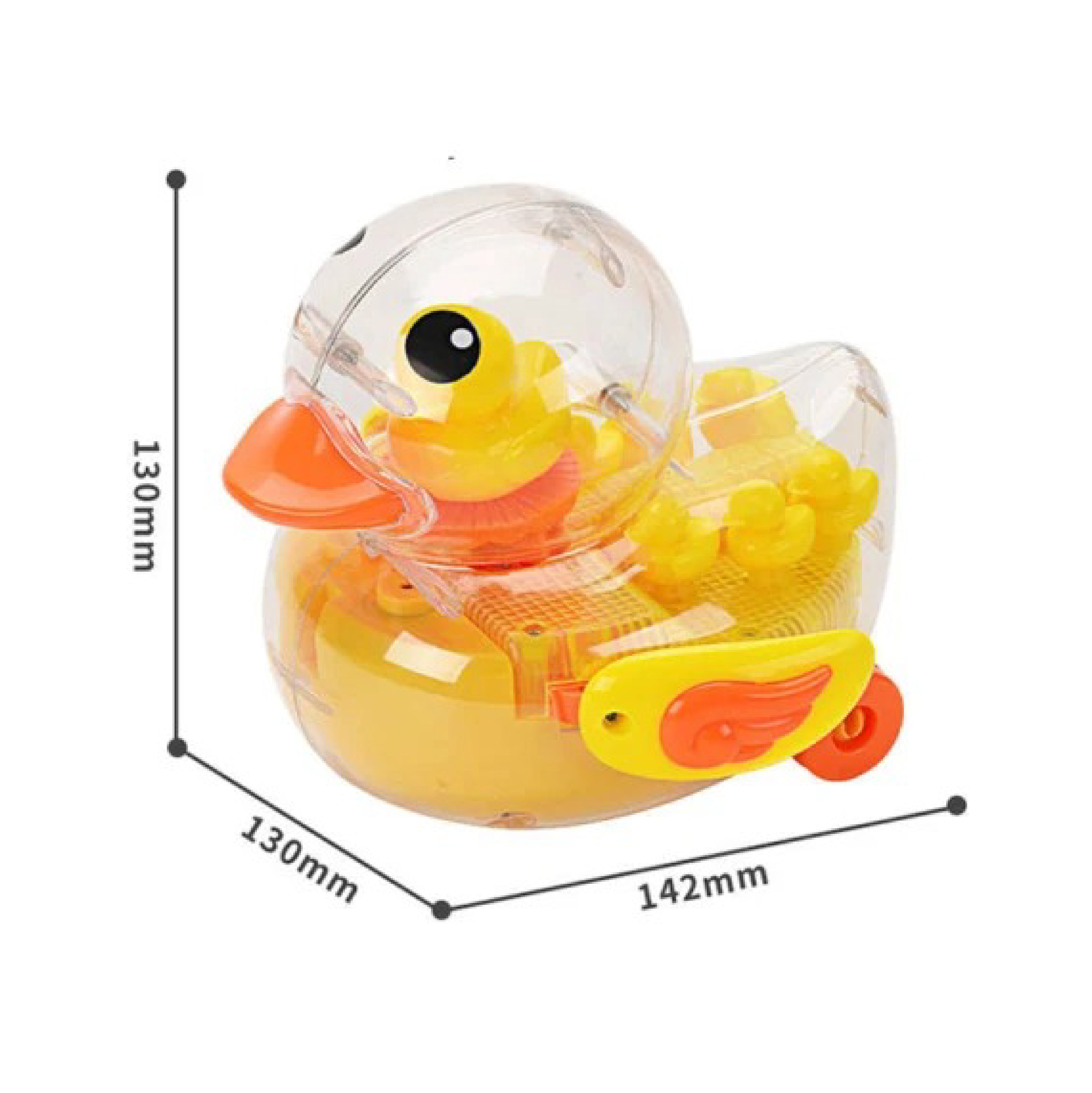 Gear Duck Interactive Toy with Lights, Music, and Speed Adjustment