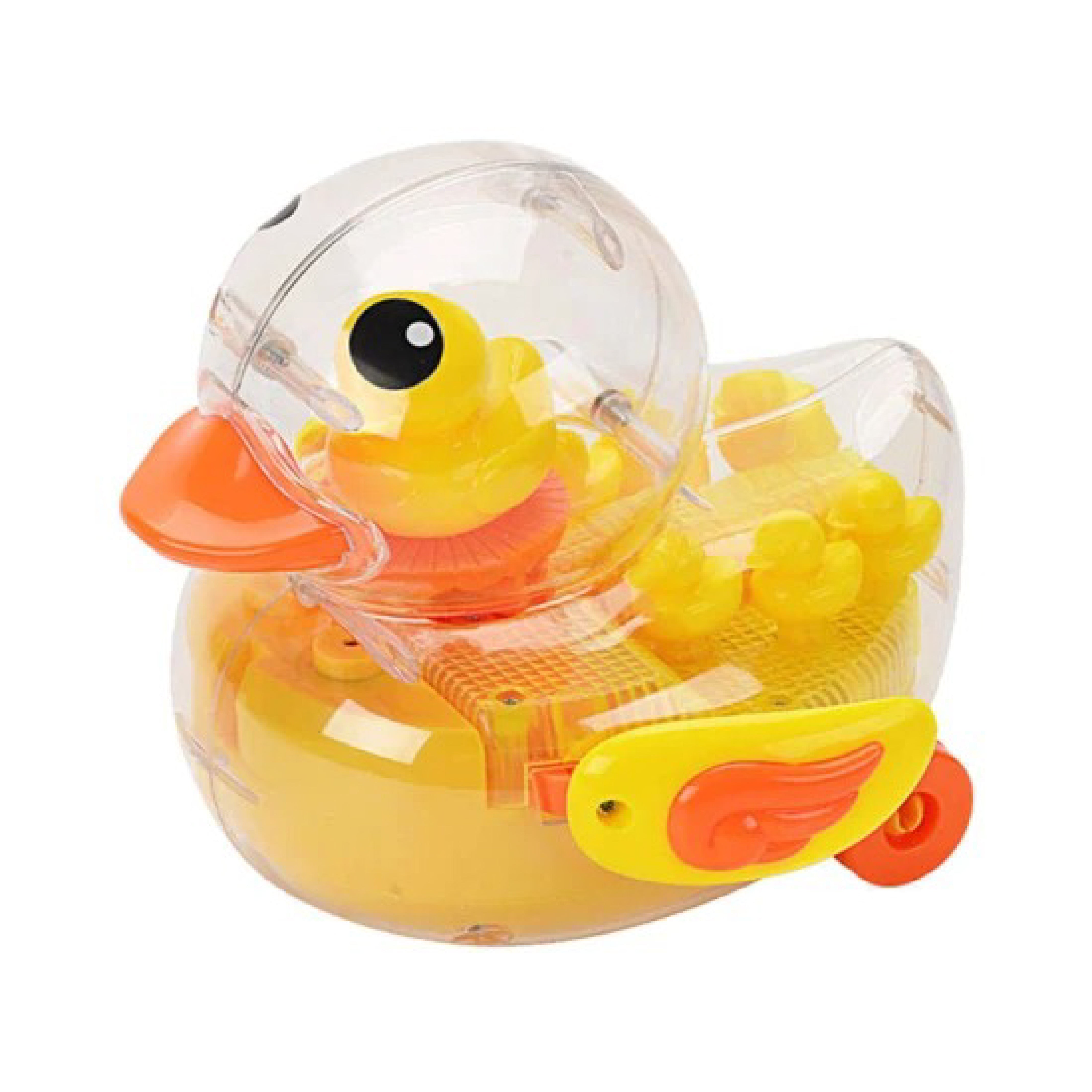 Gear Duck Interactive Toy with Lights, Music, and Speed Adjustment