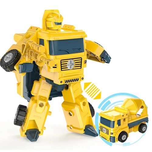 3-in-1 Transforming Construction Robot Toy for Kids