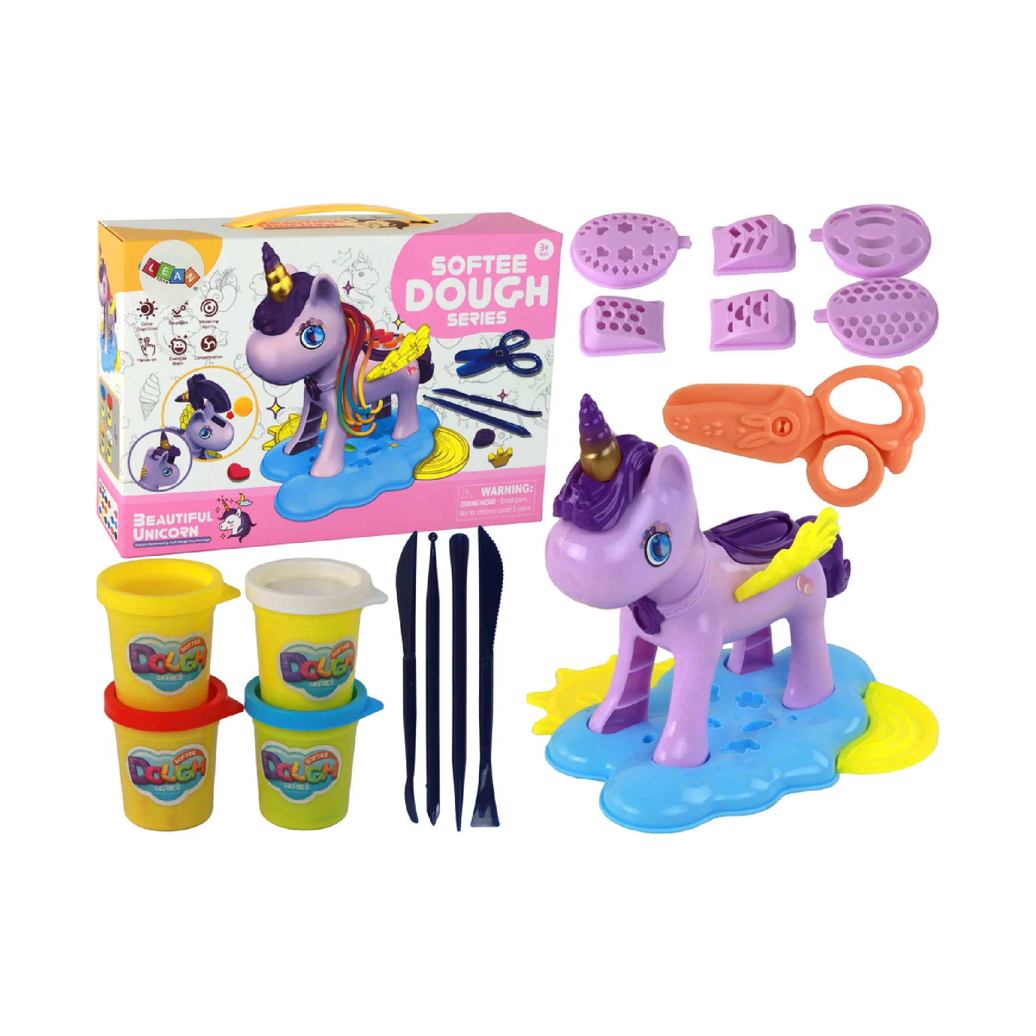 Hairdressing Unicorn Soft Dough Toy – Spark Creativity & Imagination!