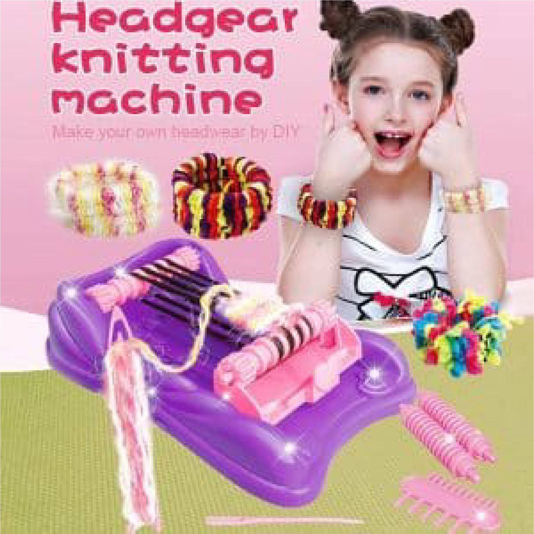 DIY Bracelet and Headgear Knitting Machine Kit for Kids