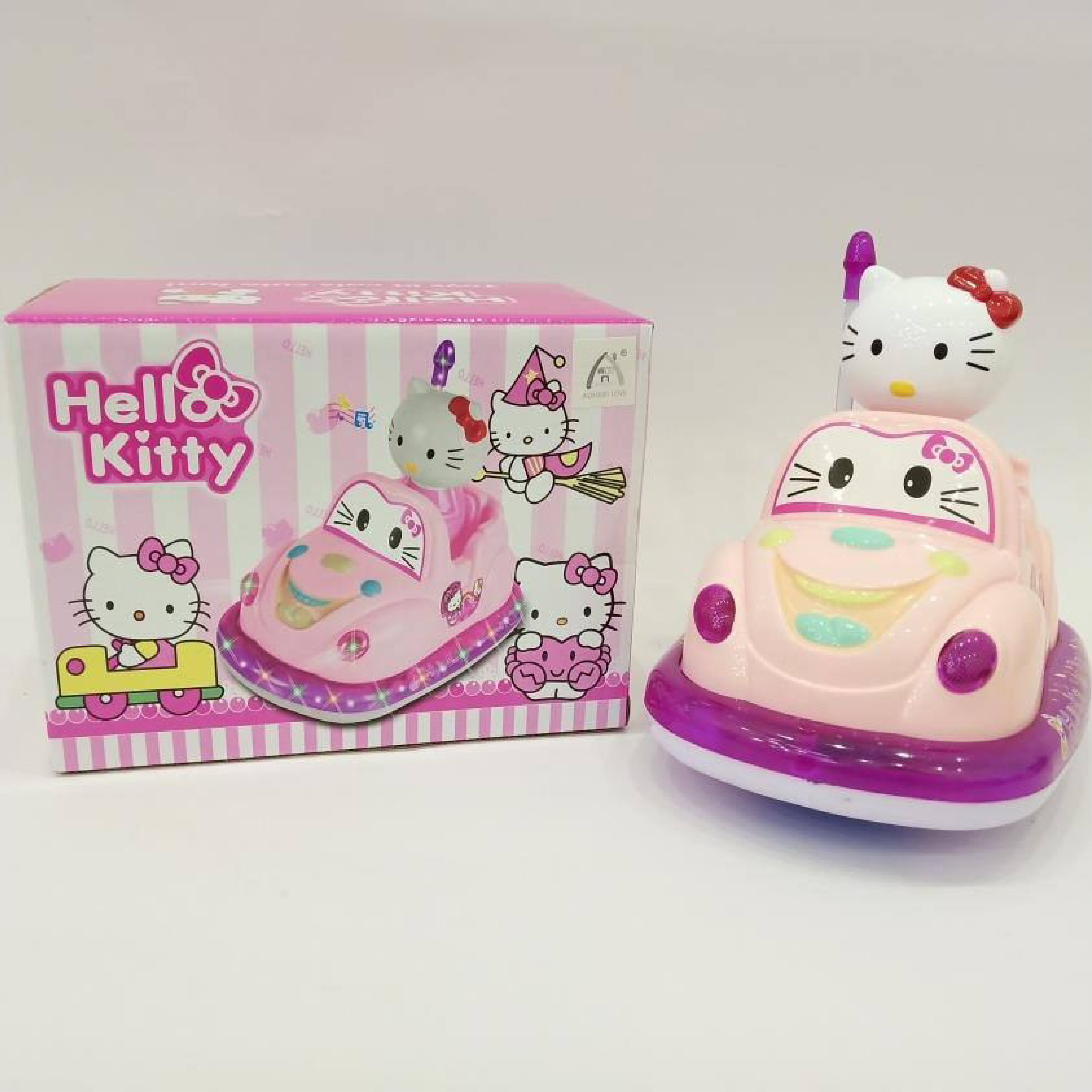 Hello Kitty Bumper Car 787-5 – LED Lights, Interactive Sound, and Safe Ride for Kids