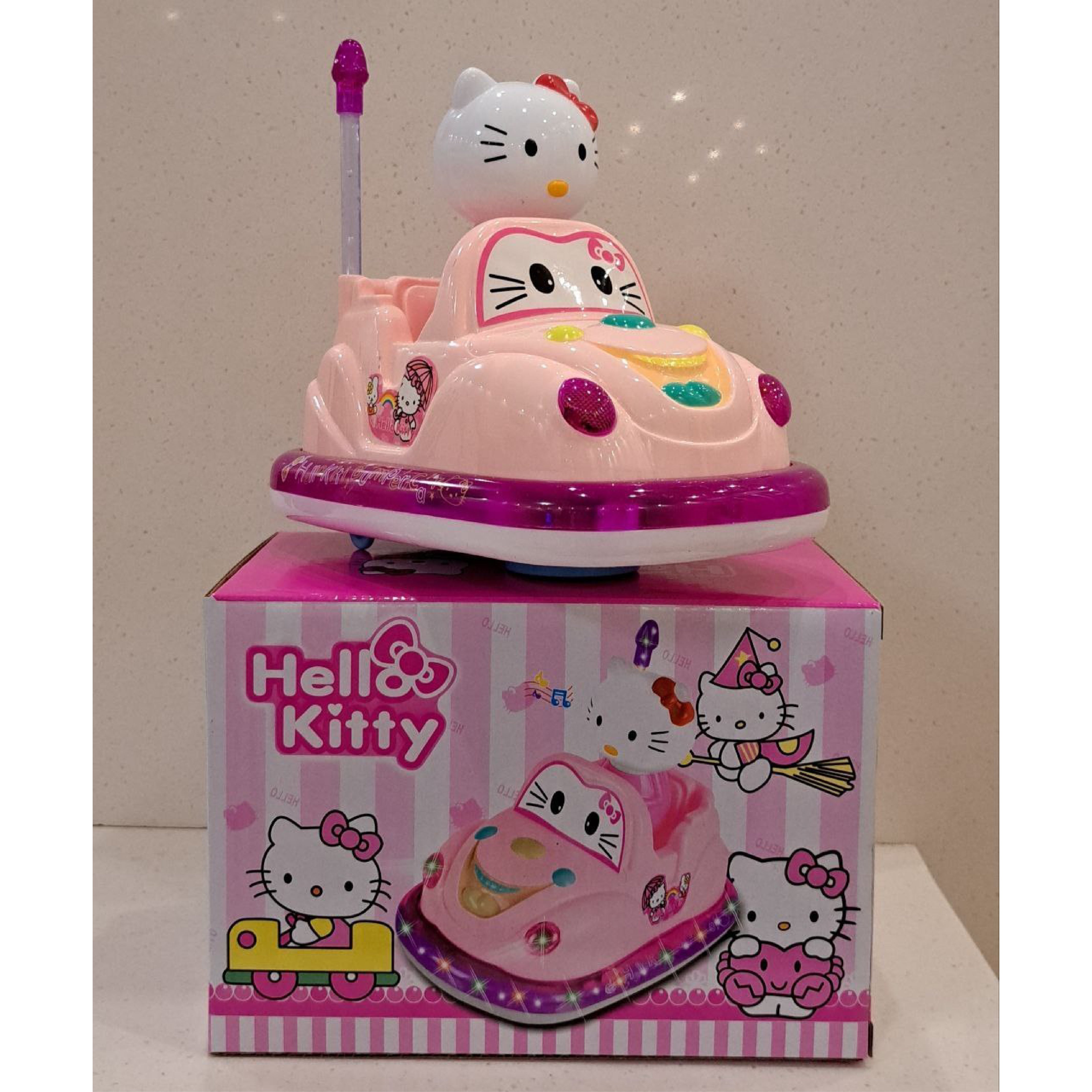 Hello Kitty Bumper Car 787-5 – LED Lights, Interactive Sound, and Safe Ride for Kids