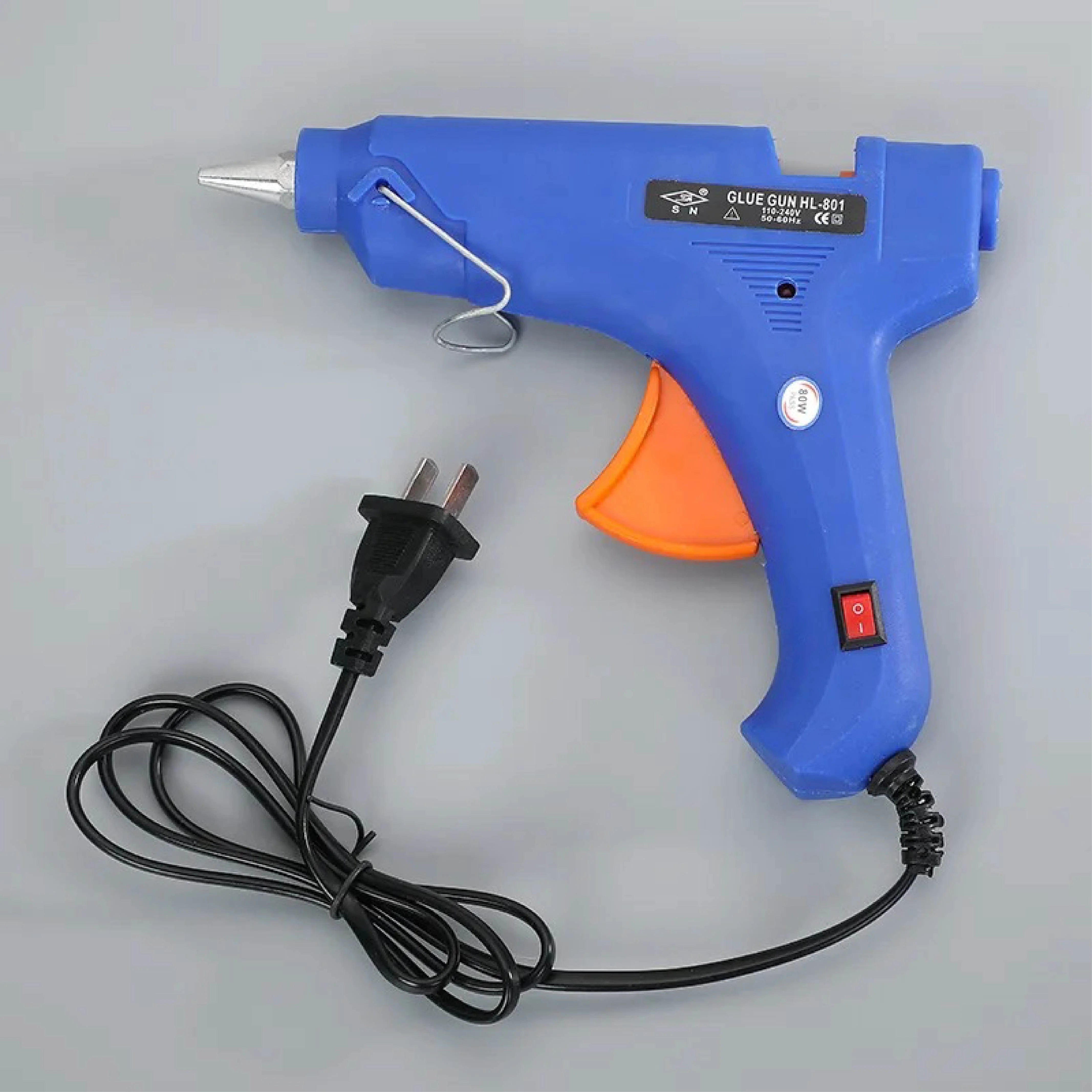 100W Hot Melt Glue Gun with Red On/Off Switch