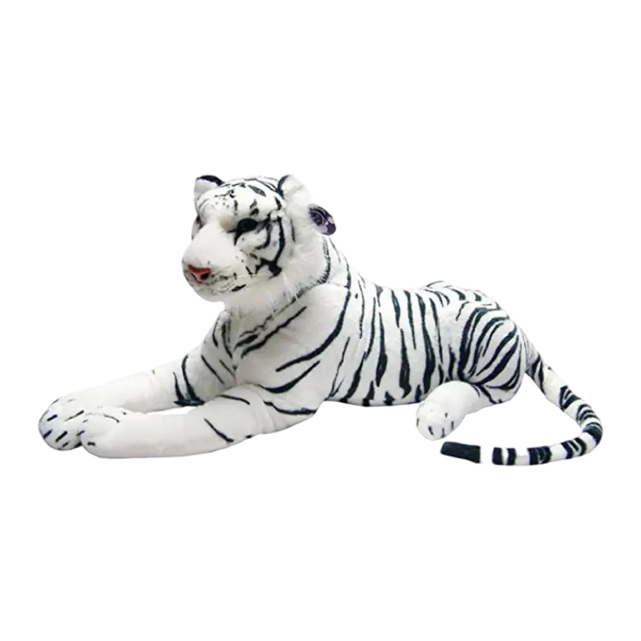 Giant Plush White Tiger Doll - Huge Simulation Toy