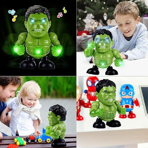 Dancing Hulk Action Figure – Marvel Comics Hero with Music, Lights, and Movements