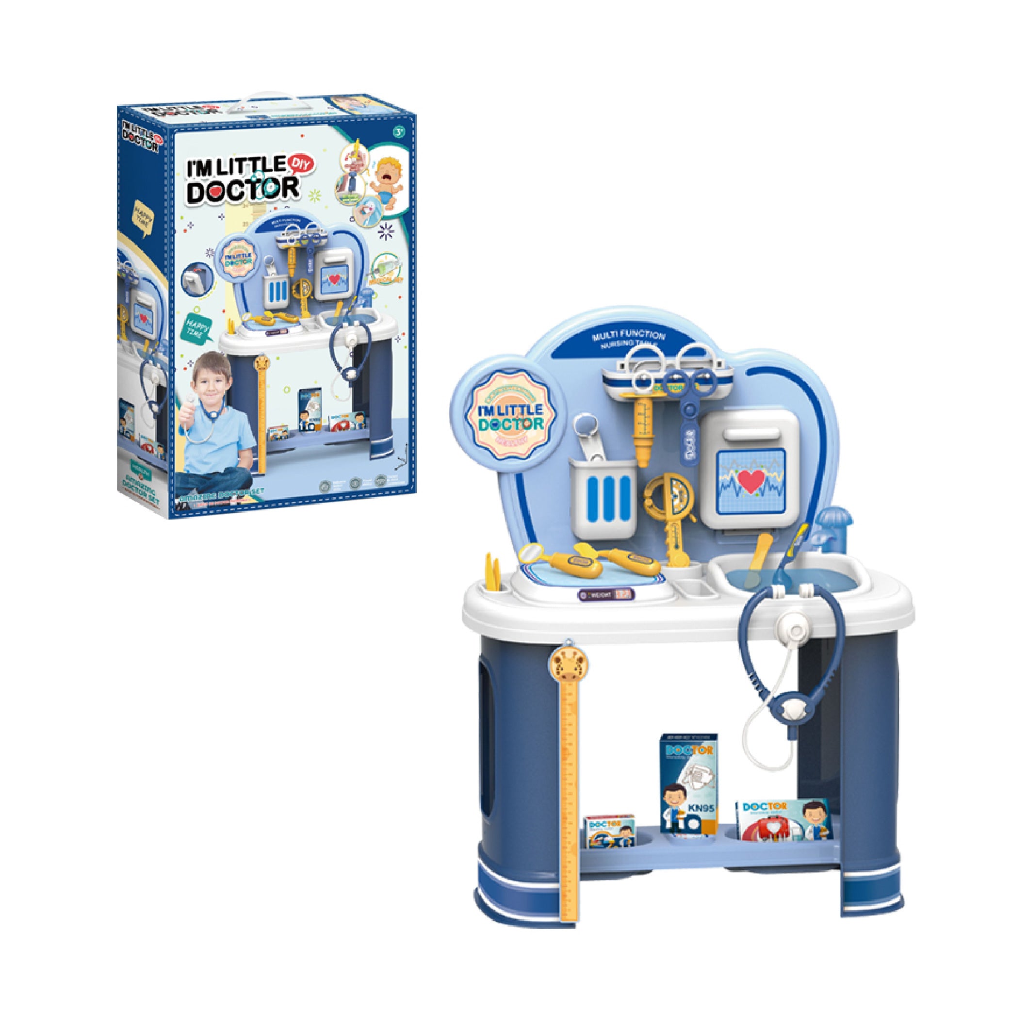 I'm Little Doctor DIY Medical Playset for Kids - Interactive Doctor Set with Tools