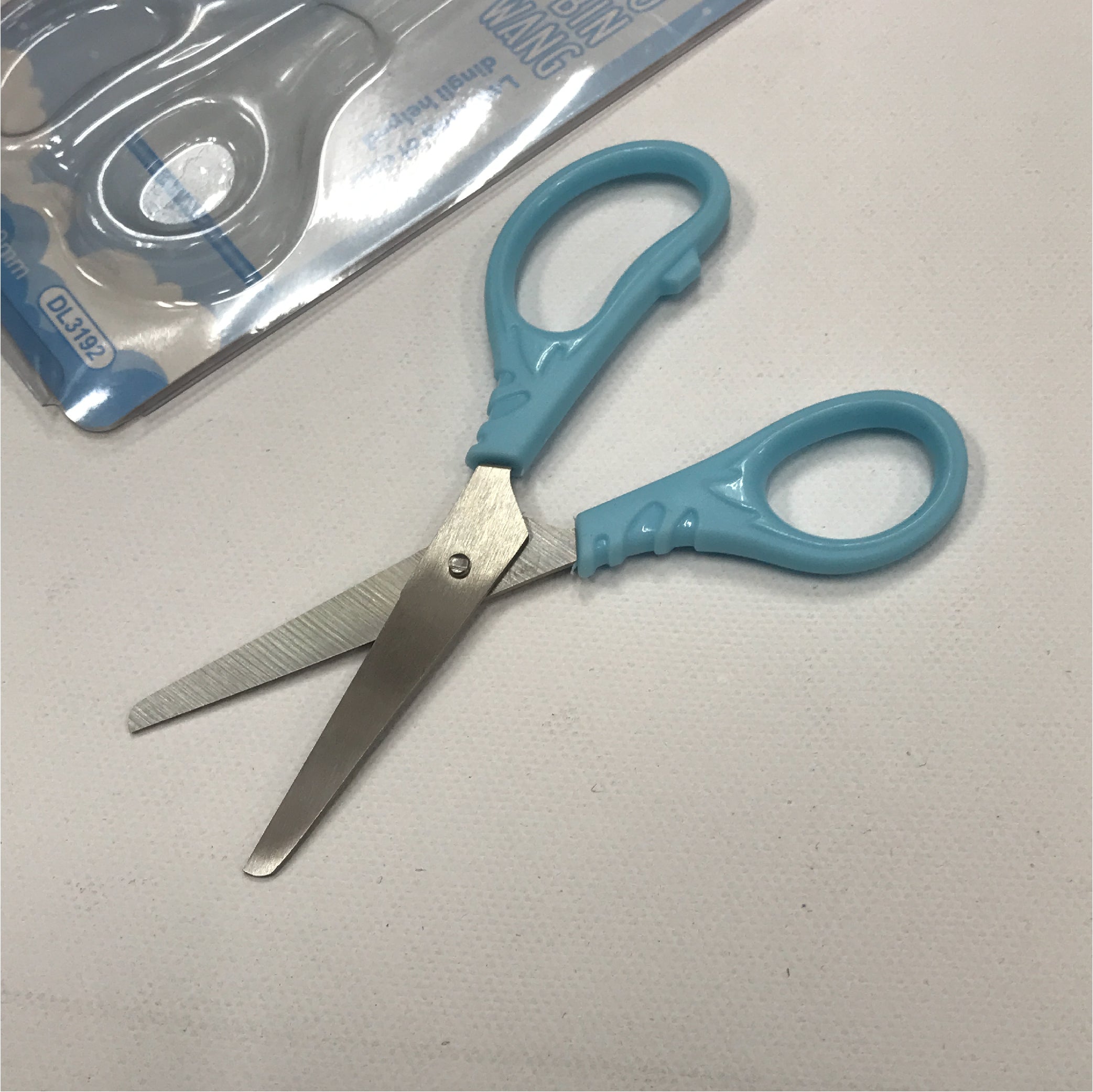 Pupil Scissors for Kids - Blue, Safe Design for Learning and Crafting