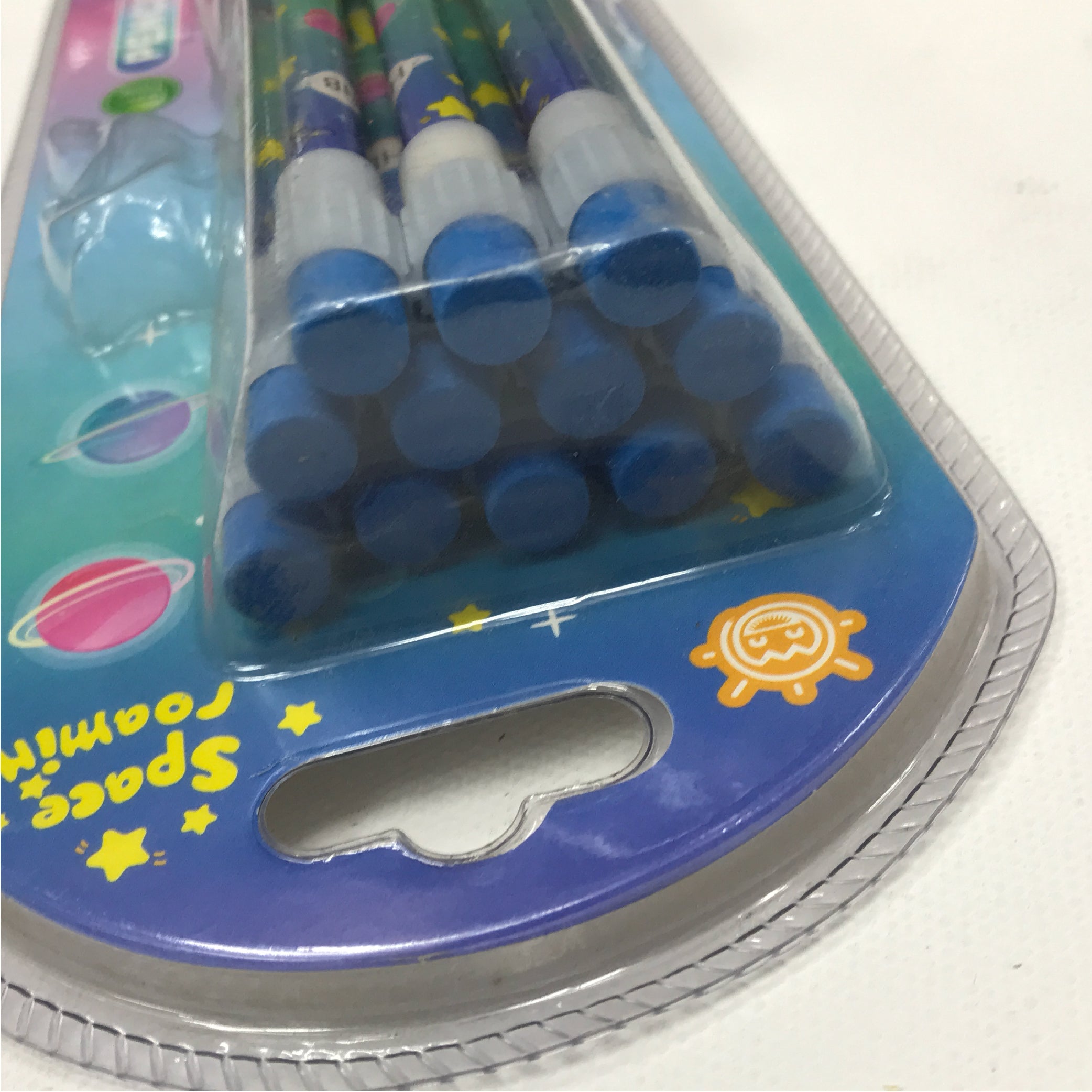 Space-Themed Colored Pencils - 12 Pack, Non-Toxic and Vibrant Design for Kids