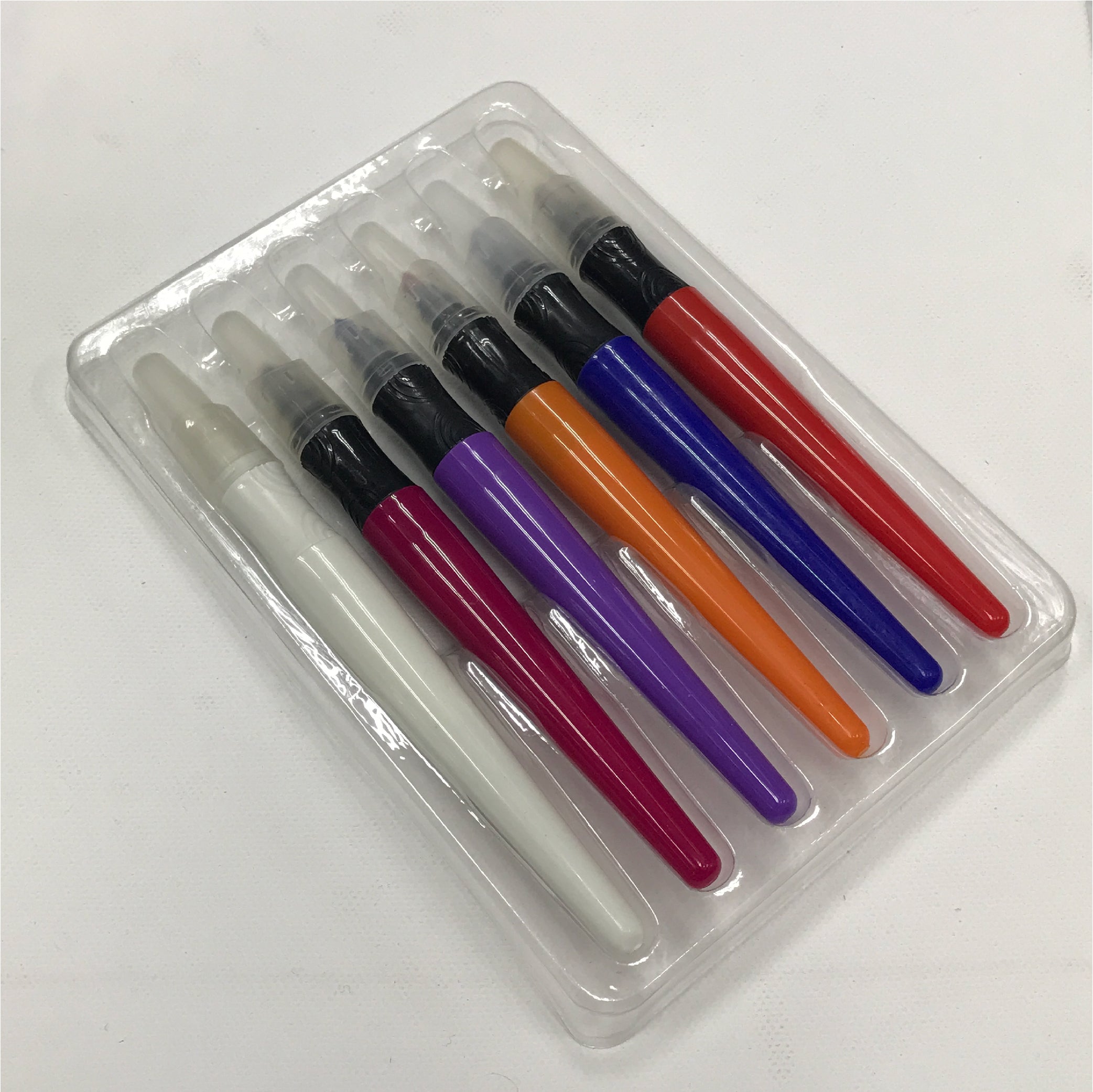 5+1 Magic Marker Set – Water Based Ink, Brush Tips, Bright & Vivid Colours (6 Colours)