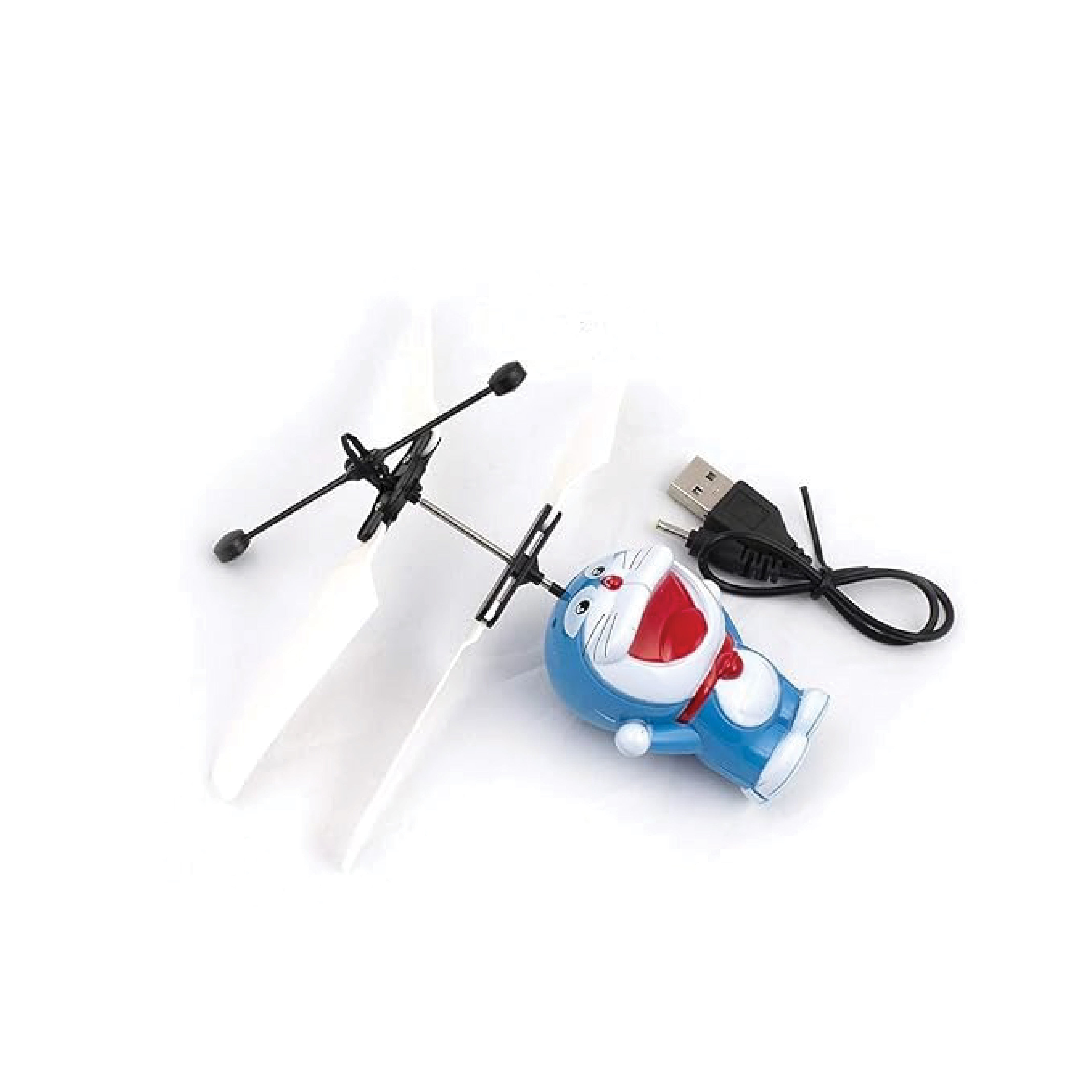 Induction Doraemon Flying Toy – RC Touch Sensor Flying Drone for Kids