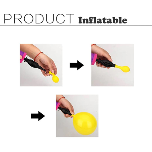 Portable Air Hand Pump – Ideal for Balloons, Beach Balls, and More ...