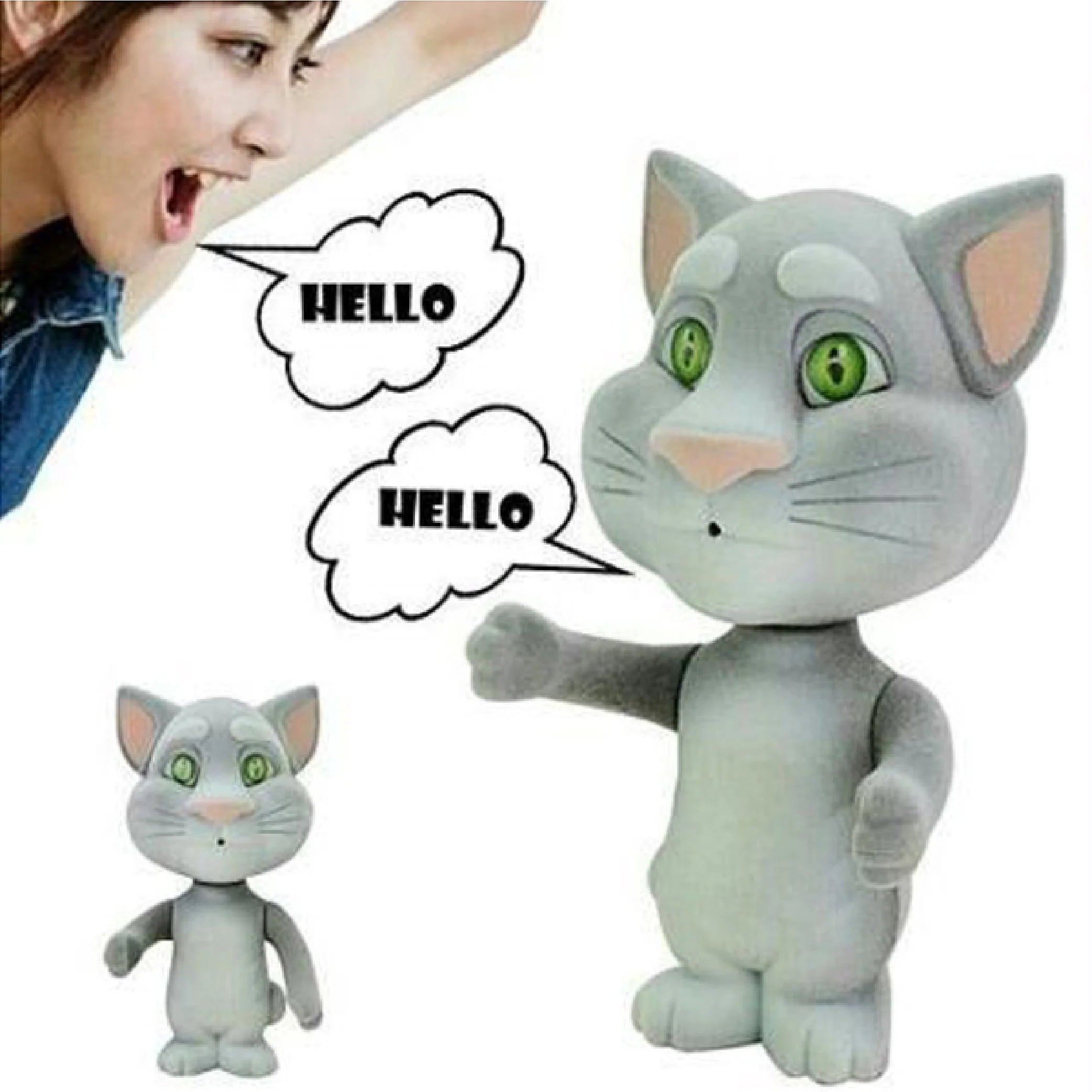 Intelligent TOM CAT: The Talking Toy That Mimics You!