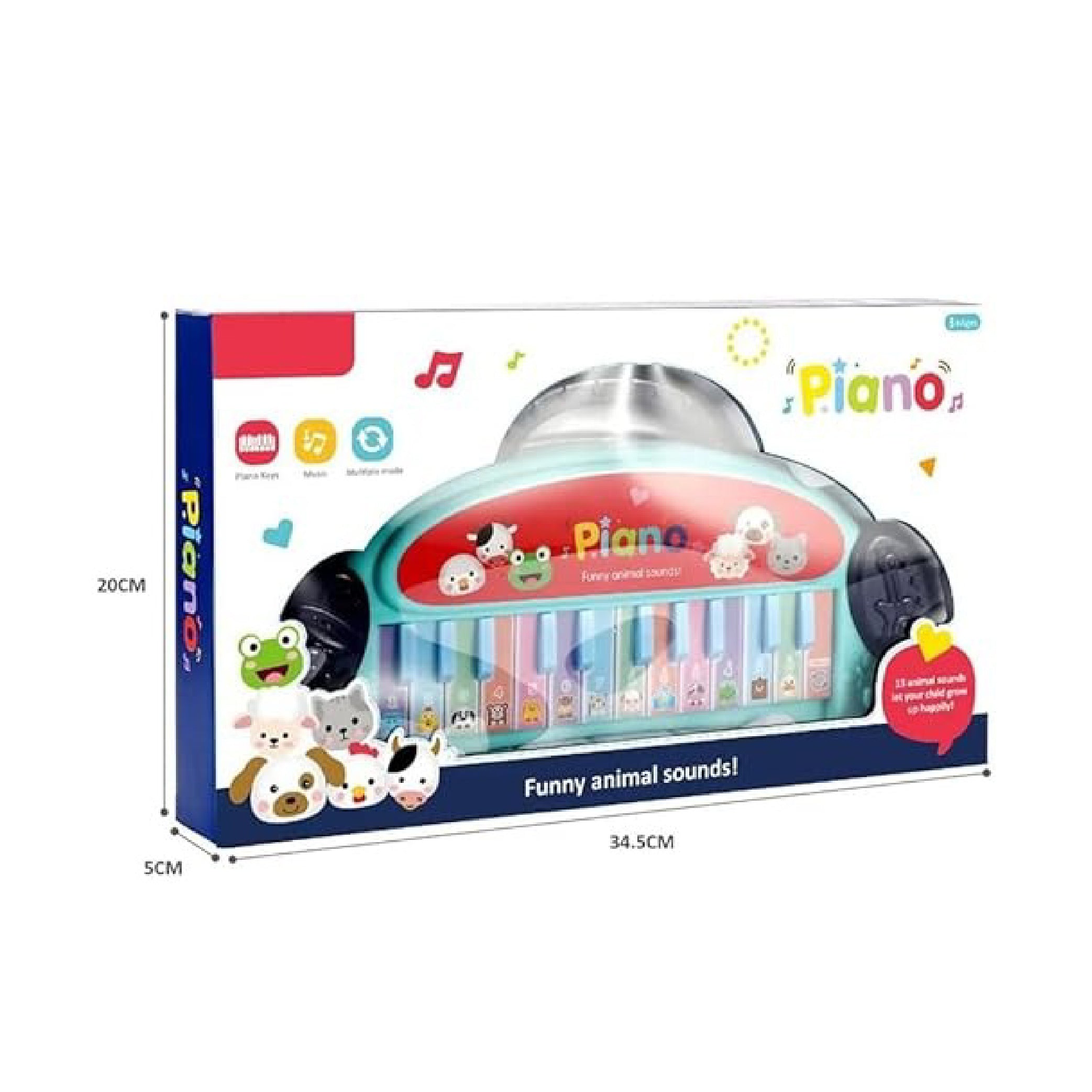 Interactive Animal Sounds Piano for Kids - Fun Learning Toy