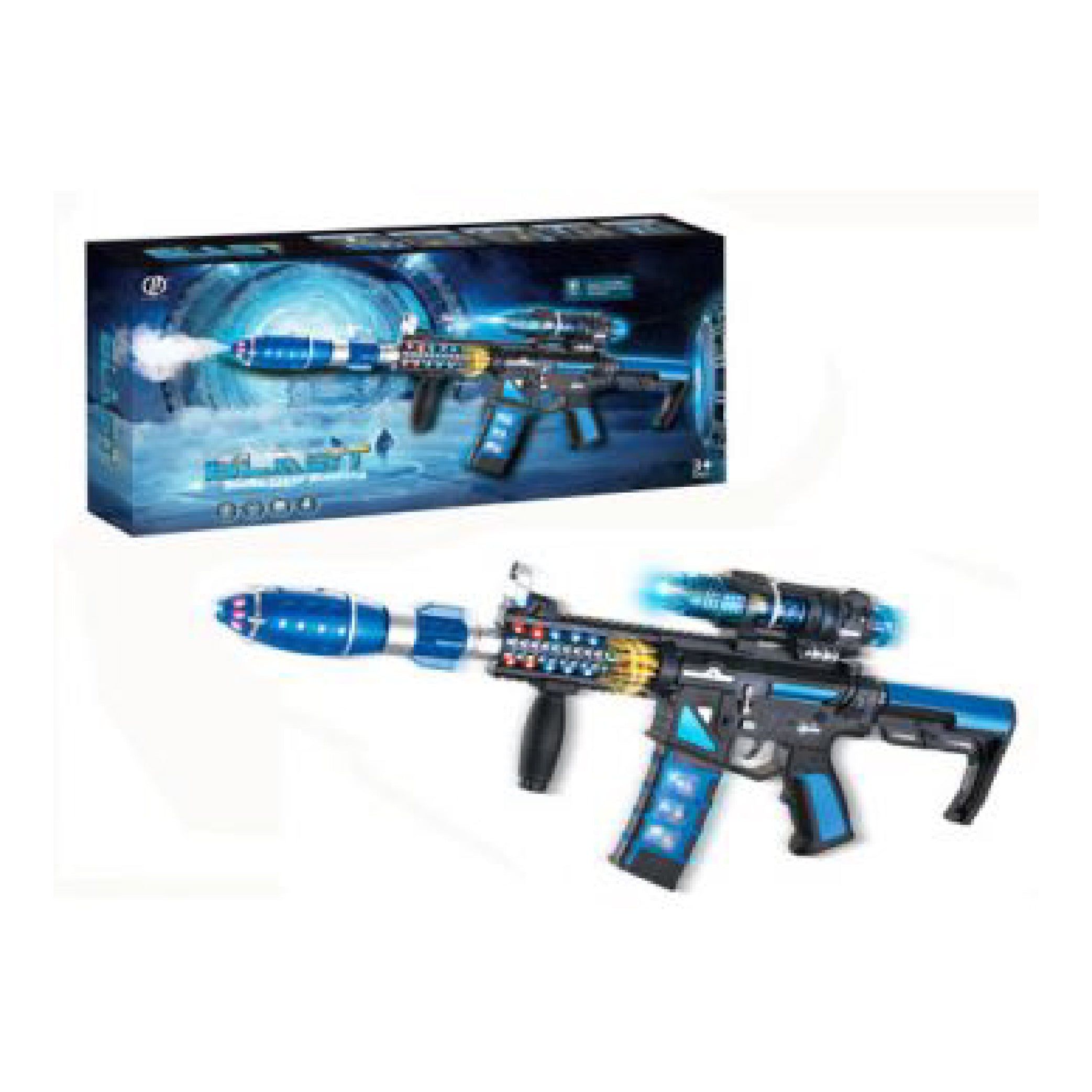 Interactive Blast Toy Gun with Flash Light & Smoke Effect