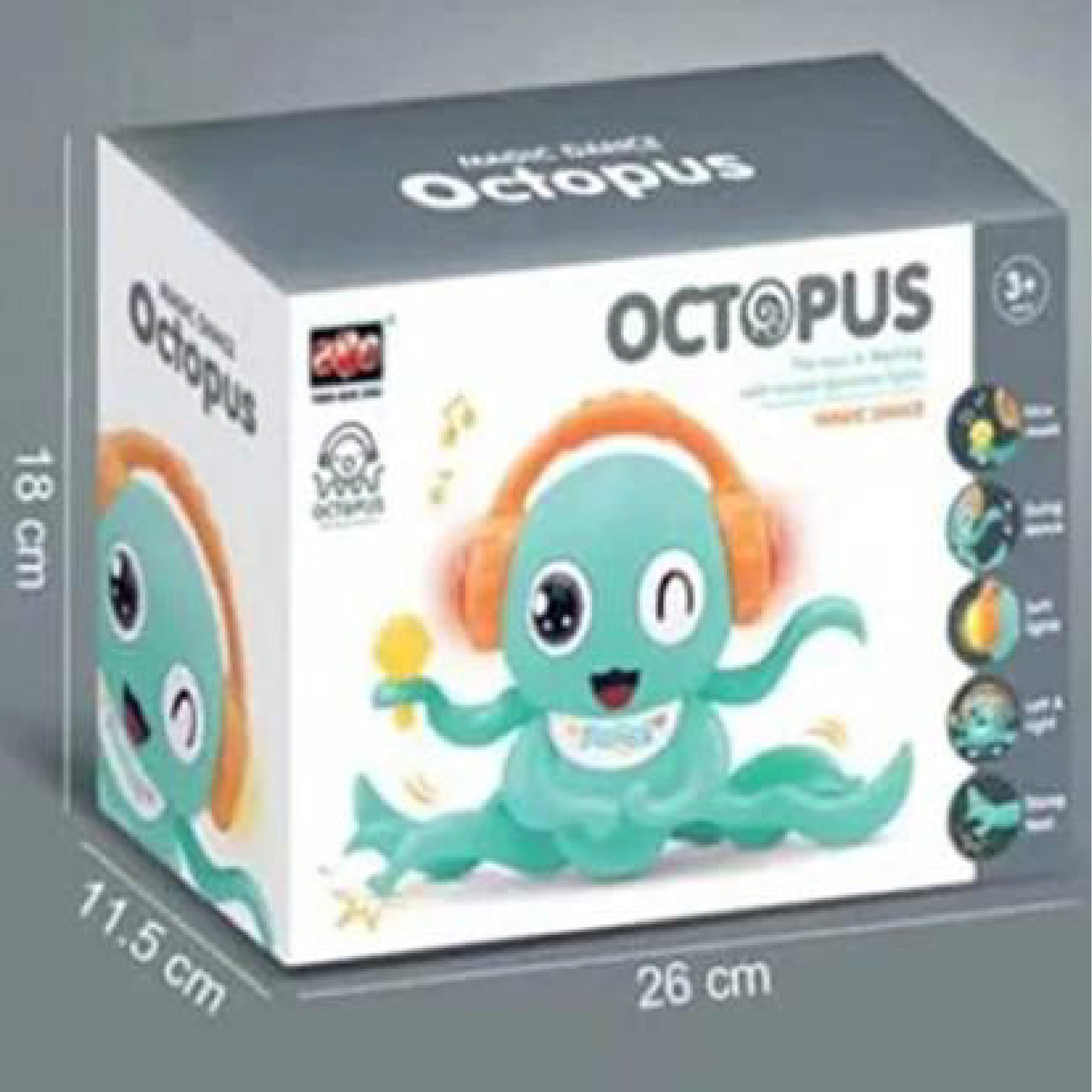 Interactive Dancing Octopus Toy with Music and Lights