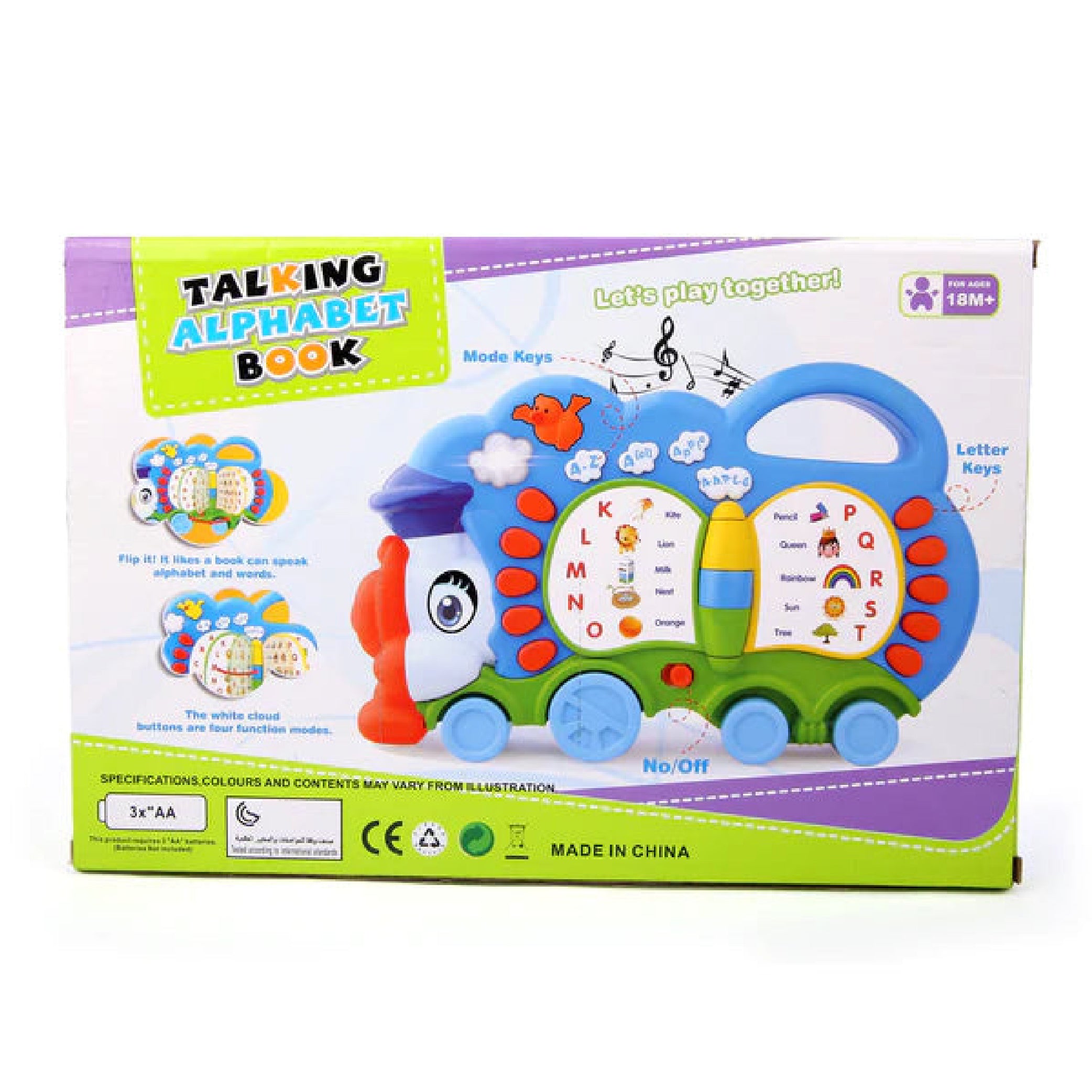 Interactive Talking Alphabet Train - Educational Toy for Toddlers