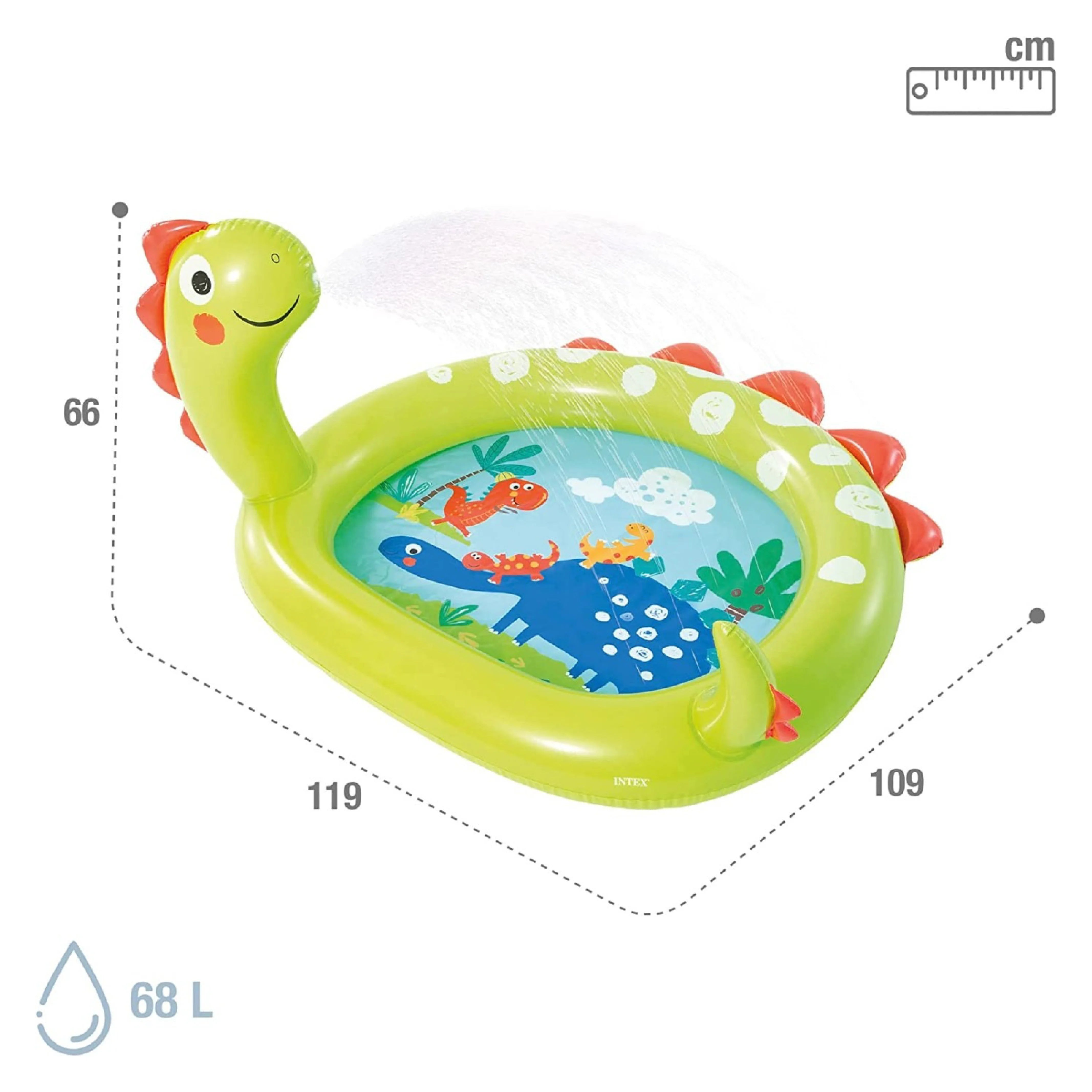 Intex 4 Ft Dinosaur Inflatable Pool 58437 - Fun Fountain for Kids