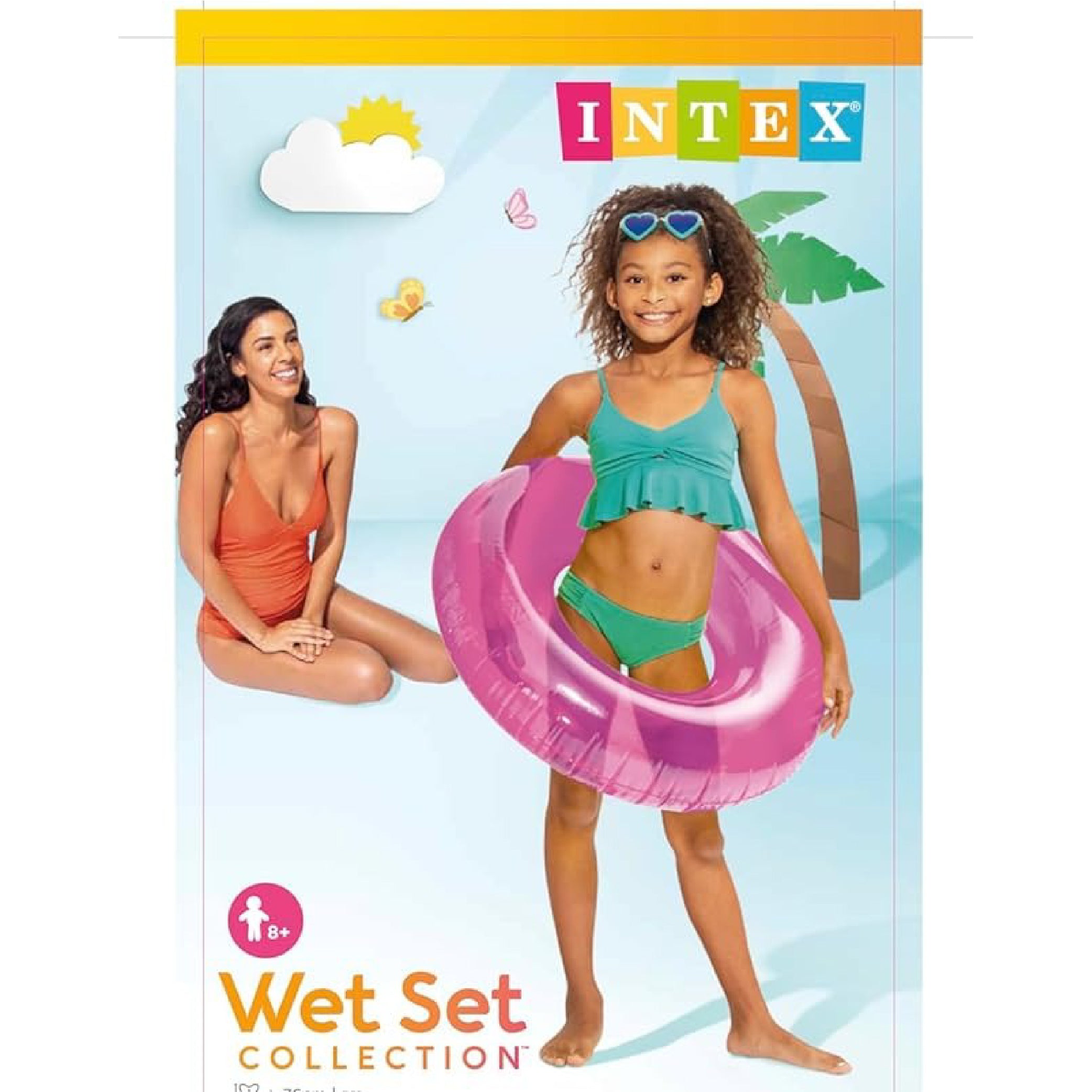 30-Inch Transparent Inflatable Swim Tube