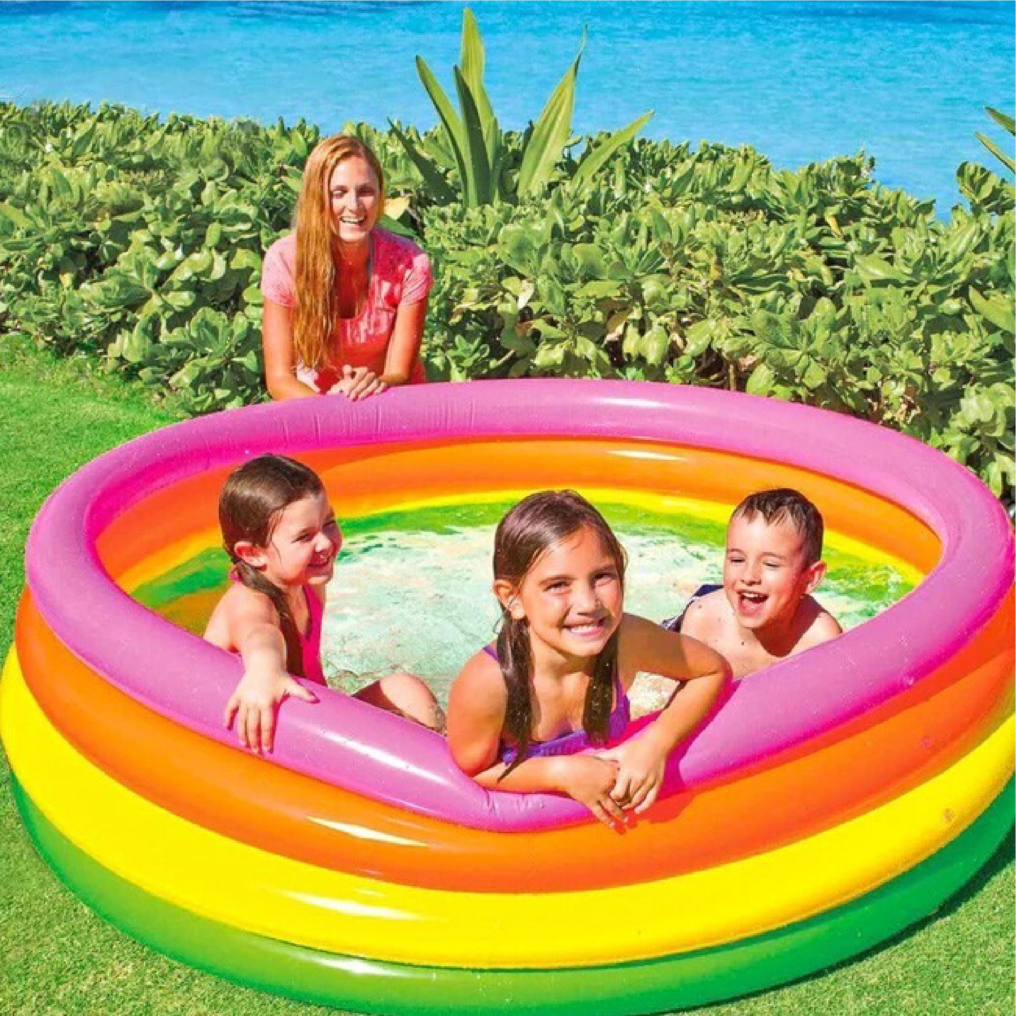 Intex Sunset Glow Rainbow Kids Pool – Smart Toys
