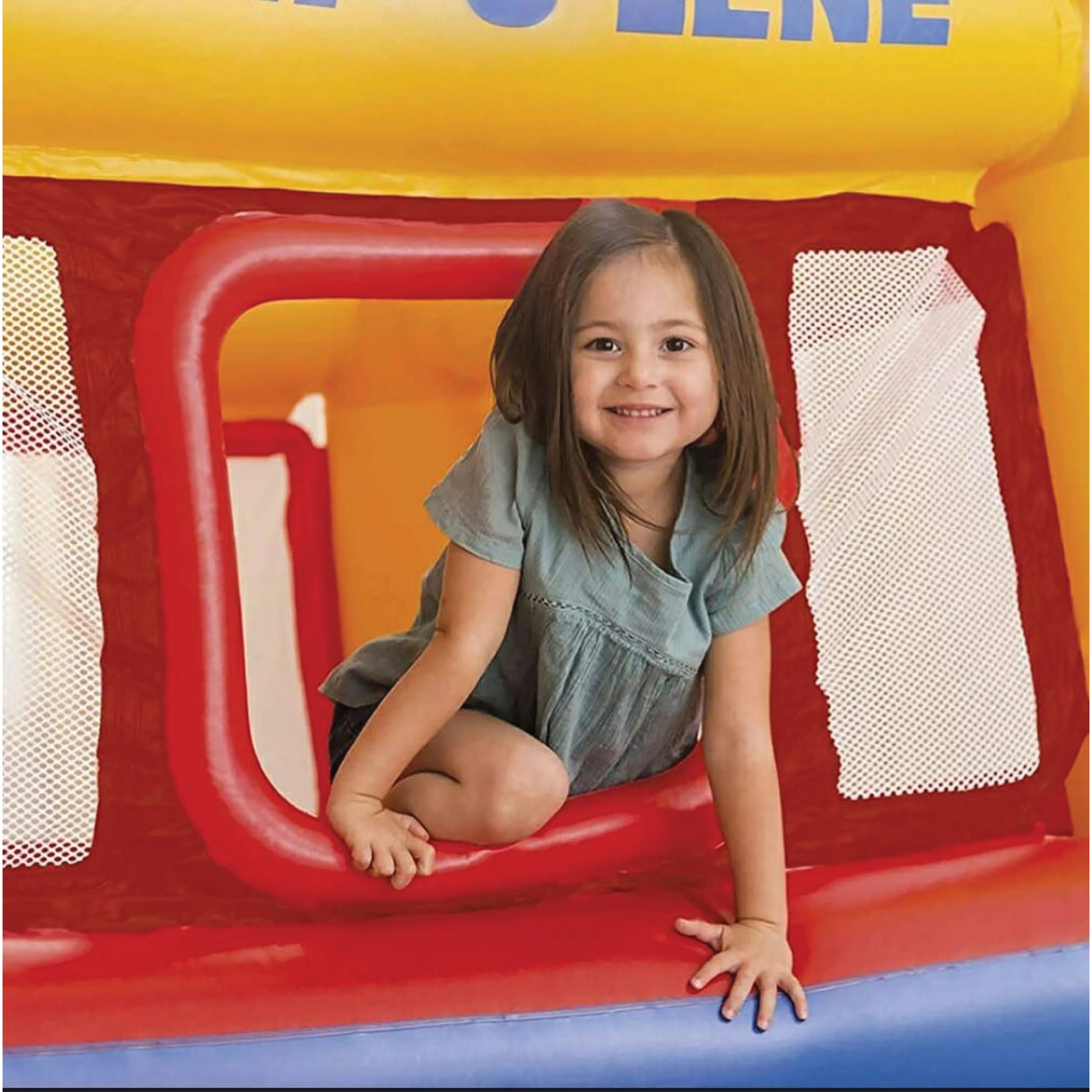Inflatable Jump-O-Lene Castle Bouncer for Kids Aged 3-6