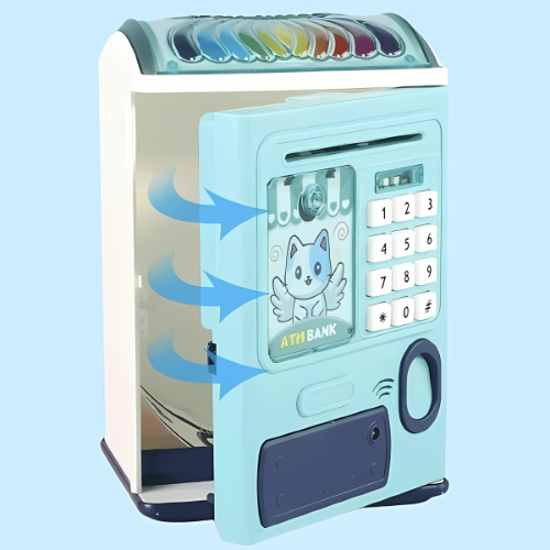 Creative Money Box ATM Machine For Kids with Password Protection