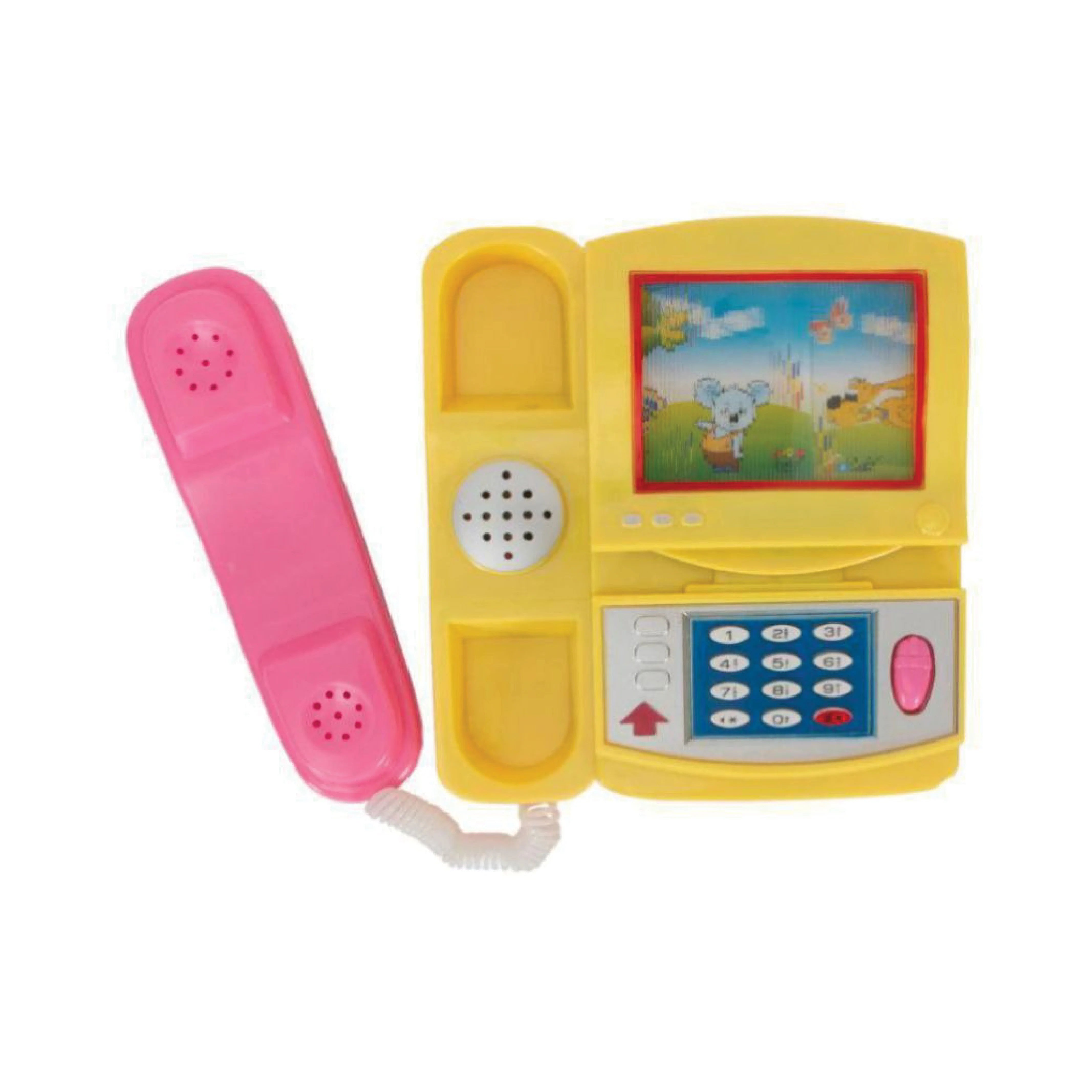 Kids Cartoon Phone with Lights and Music - Fun Wind Mill Screen