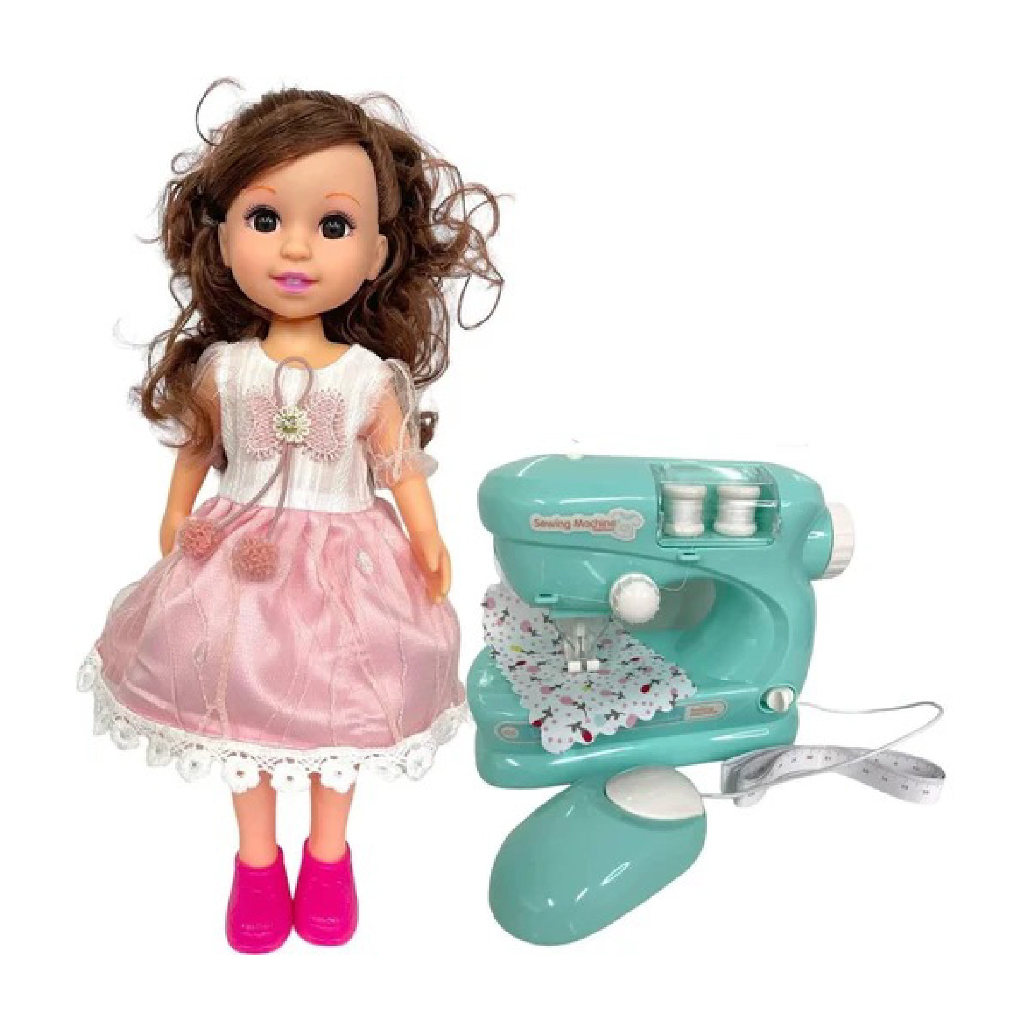 Kids DIY Sewing Machine Toy with Real Working Function