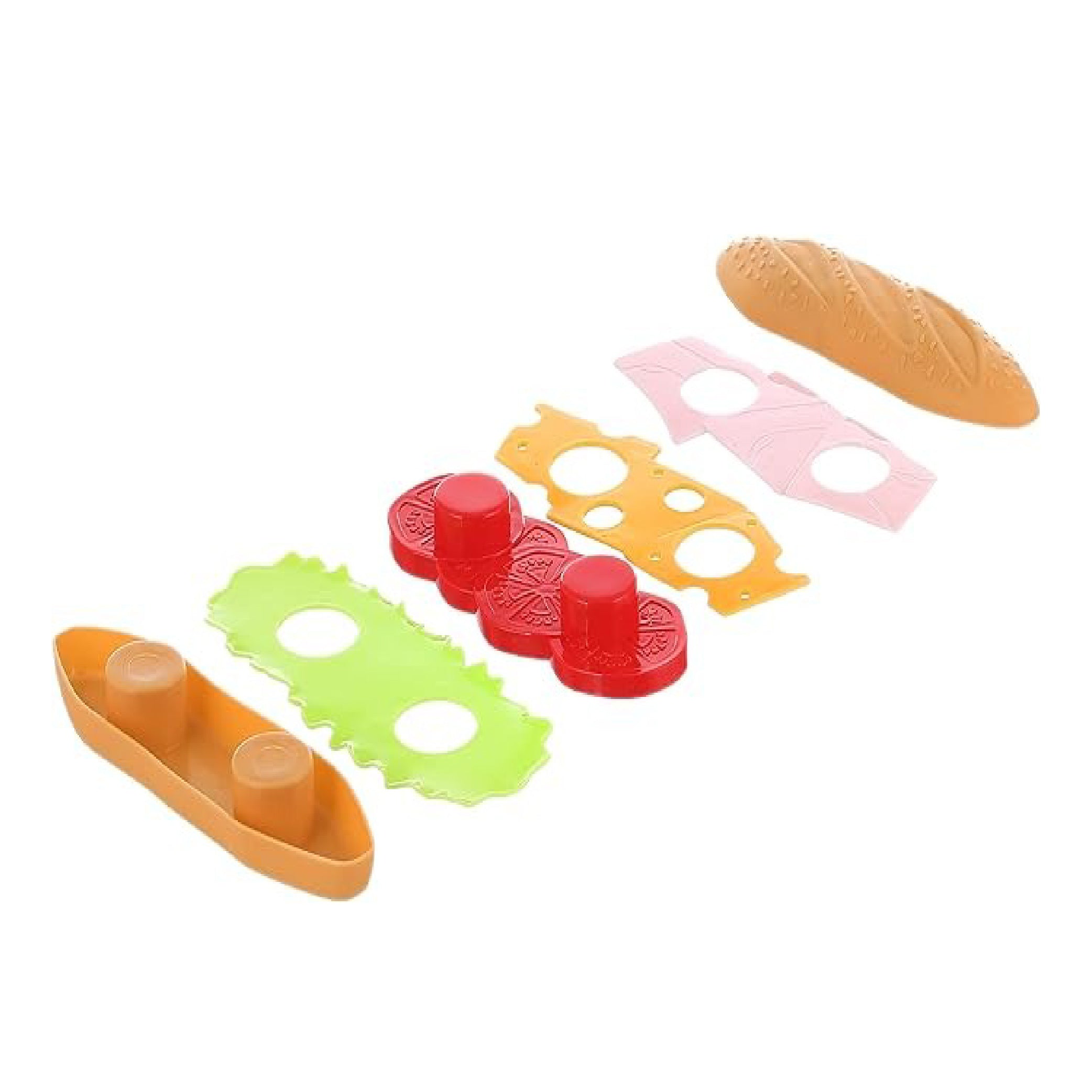 Kids Tableware Food Playset – Pretend Play Food for Fun Kitchen Role-Play