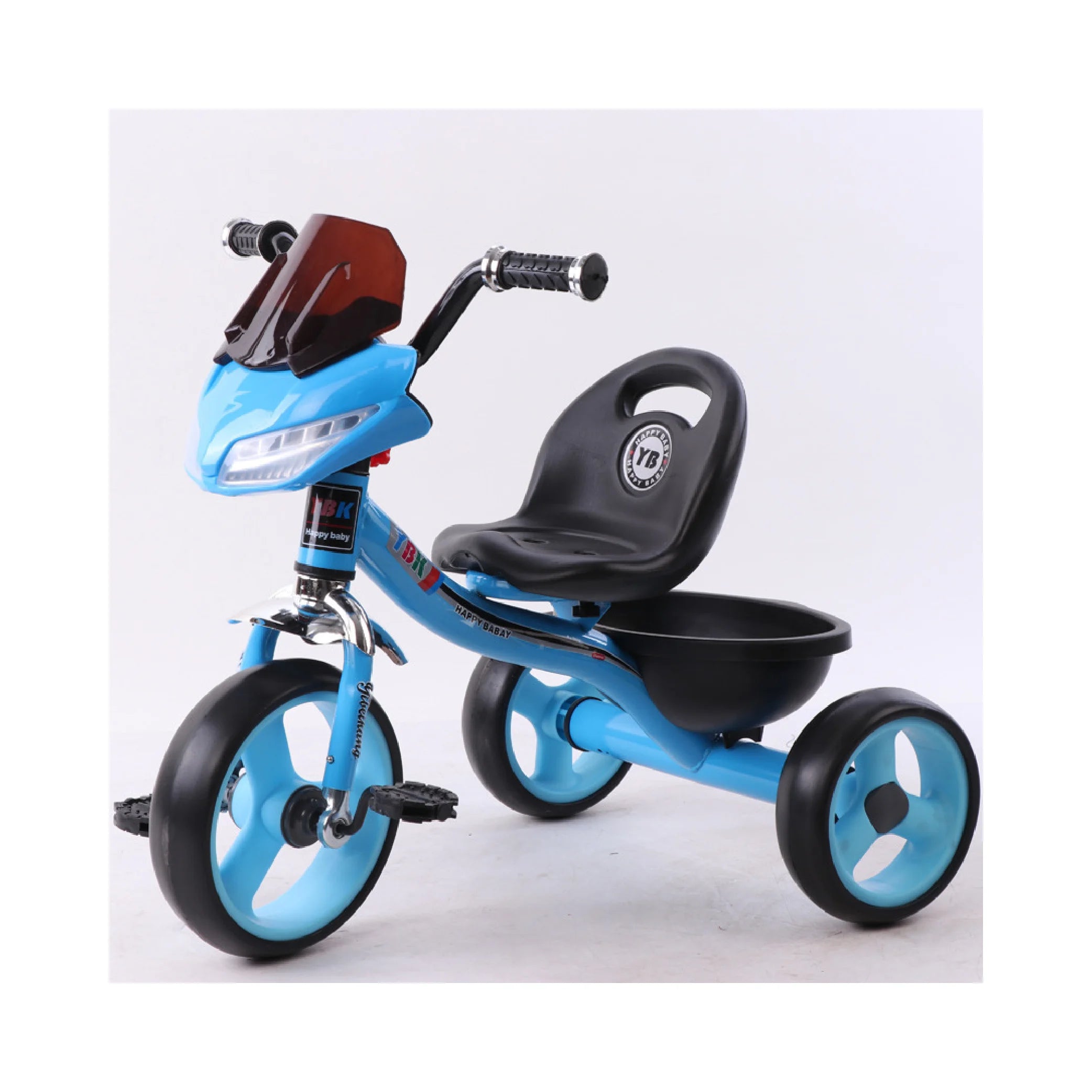 Kids Tricycle with Rubber Wheels: Durable and Stylish Fun!